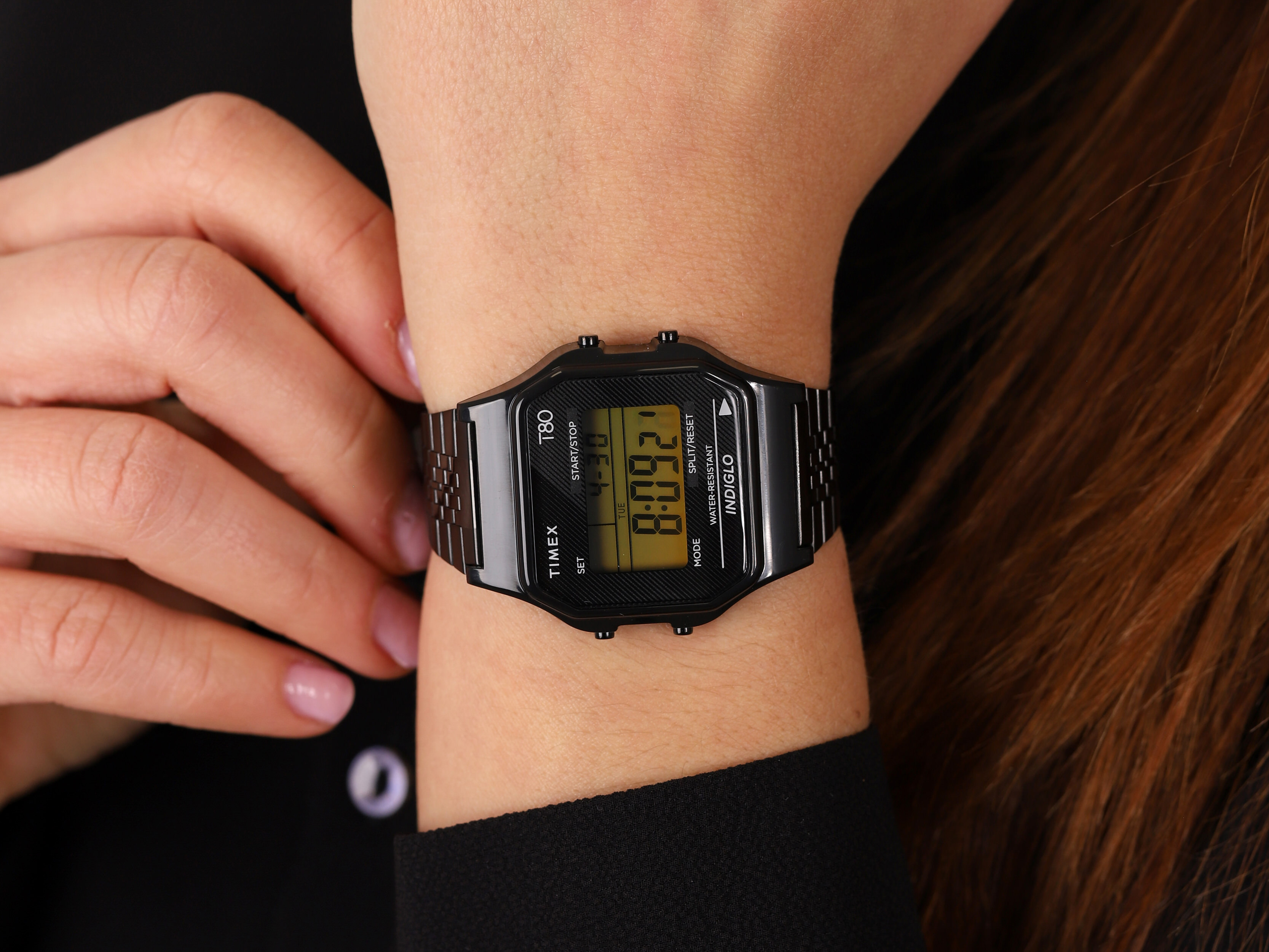 Timex TW2R79400 T80 Timex T80 zegarek męski retro akrylowe