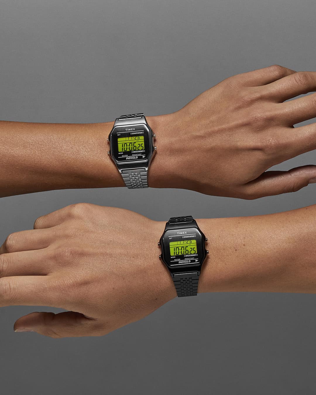 Timex TW2R79400 zegarek męski retro T80 bransoleta
