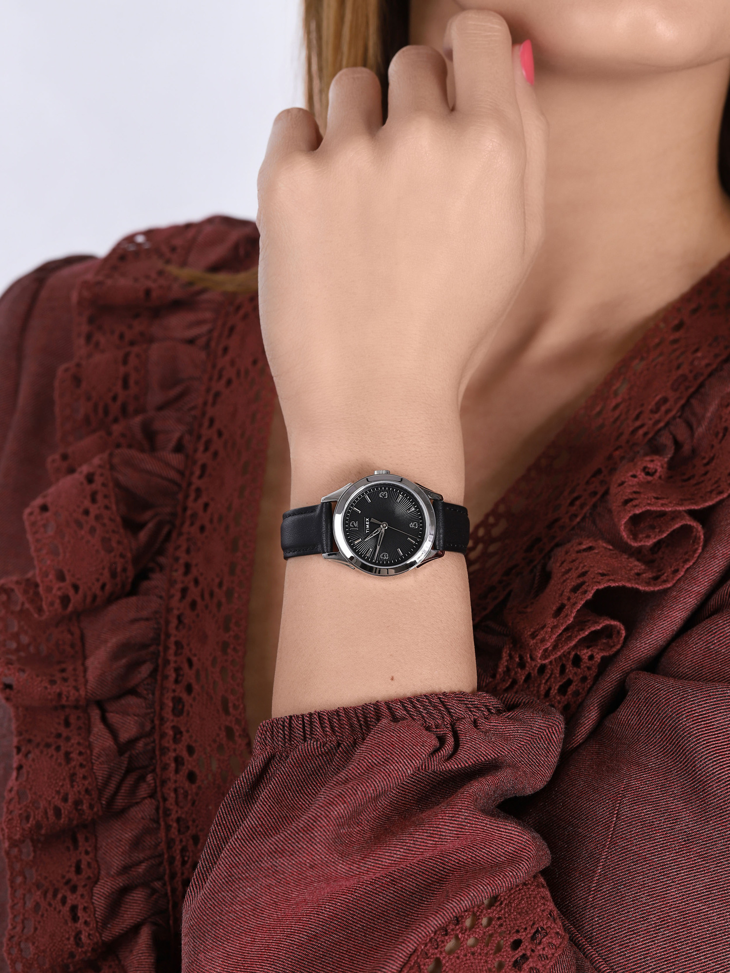 Timex TW2R91300 zegarek srebrny klasyczny Torrington pasek - miniatura 3
