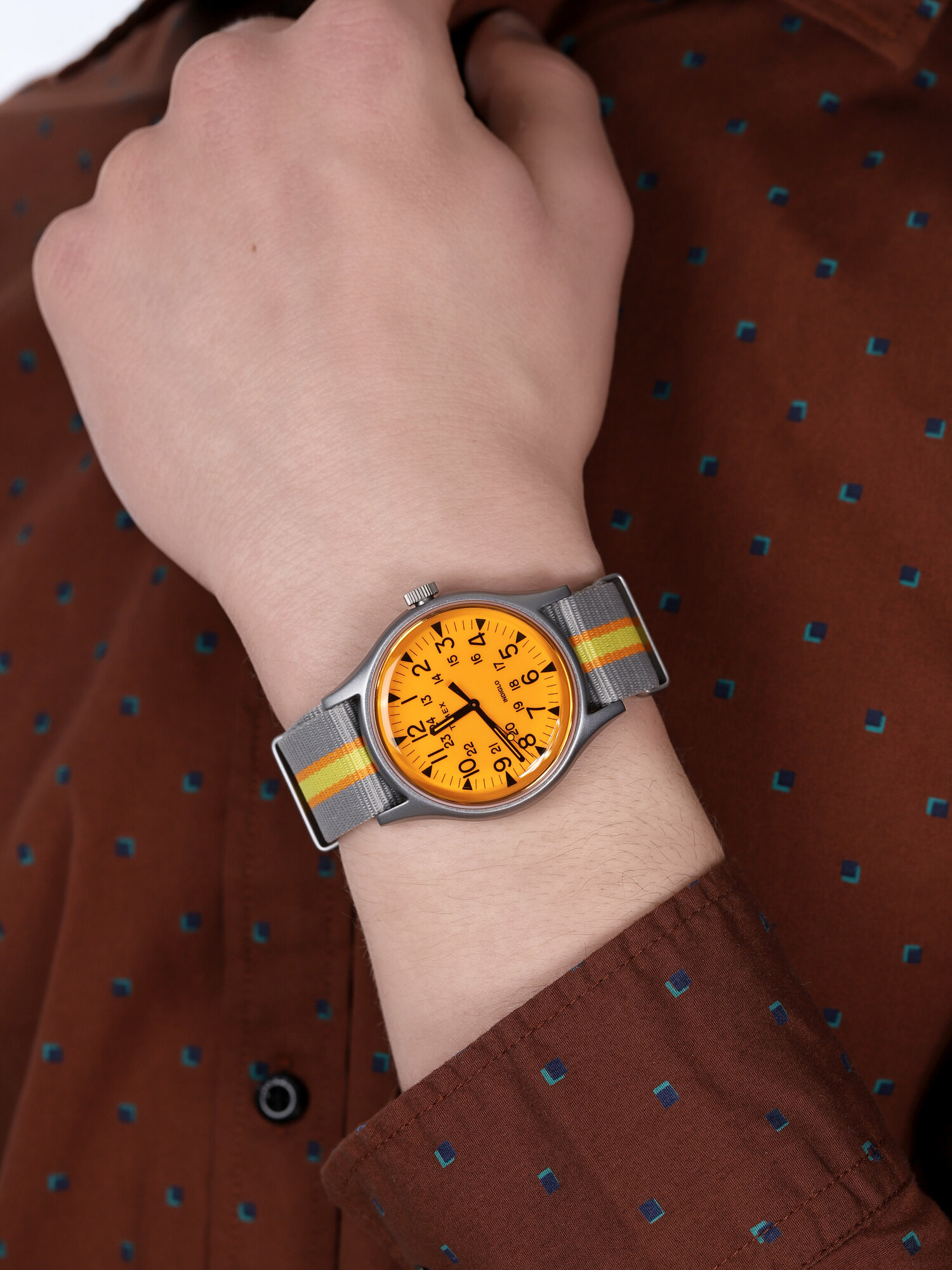 Timex TW2T25500 zegarek srebrny MK1 pasek - miniatura 3