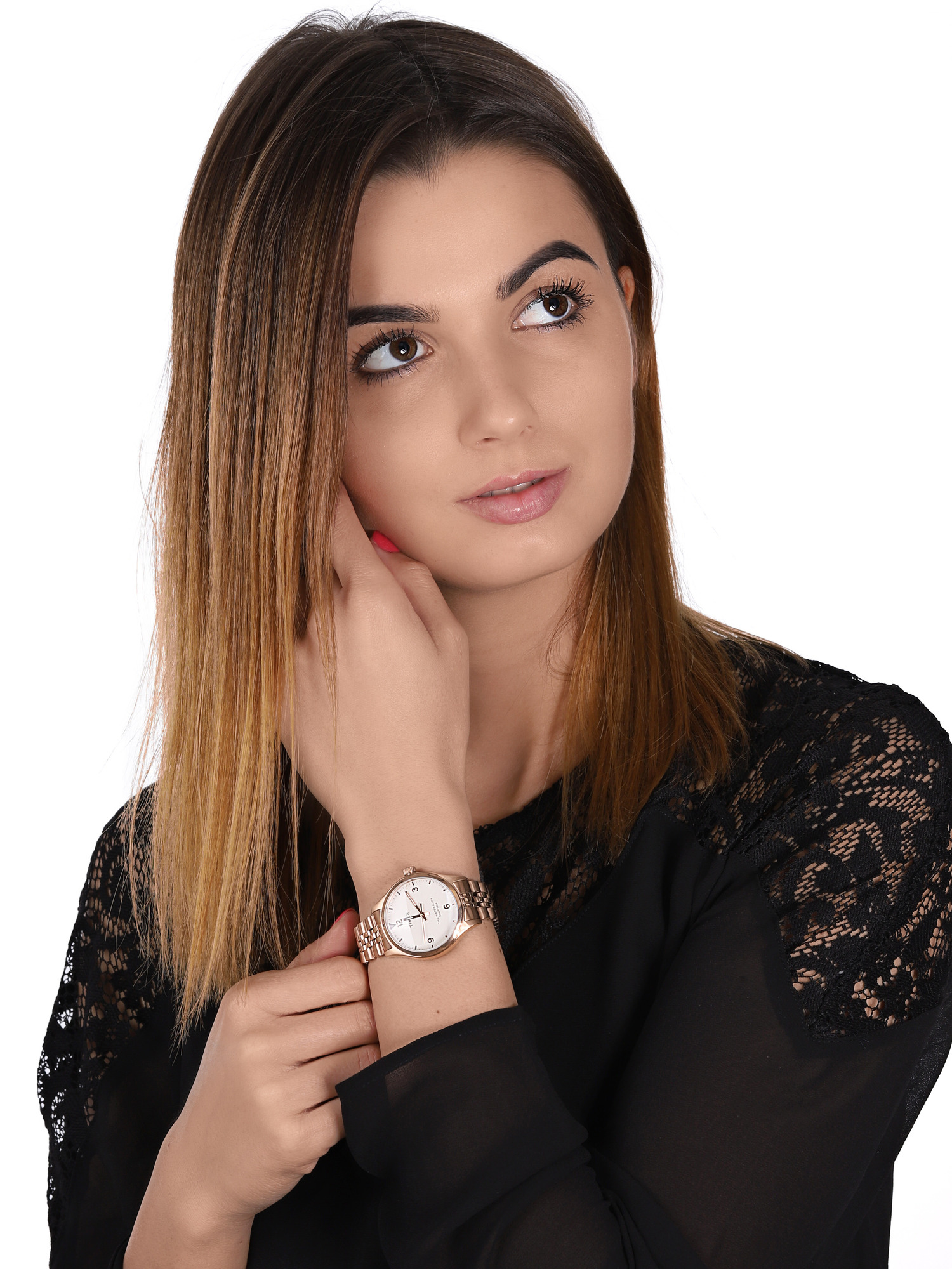 Timex TW2T36500 zegarek damski Waterbury różowe złoto - miniatura 2