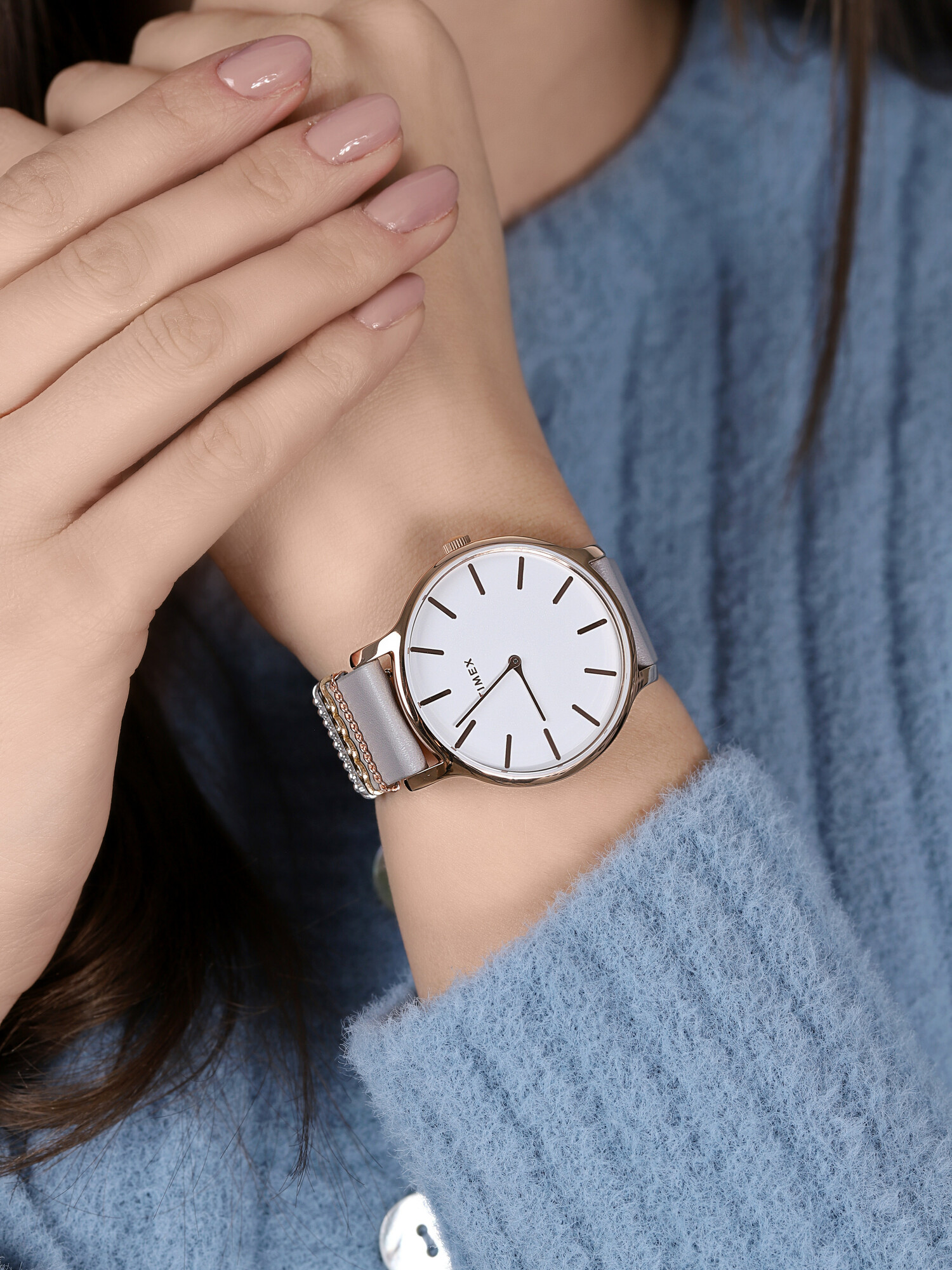 Timex TW2T45400 Transcend Transcend zegarek damski fashion/modowy mineralne - miniatura 3