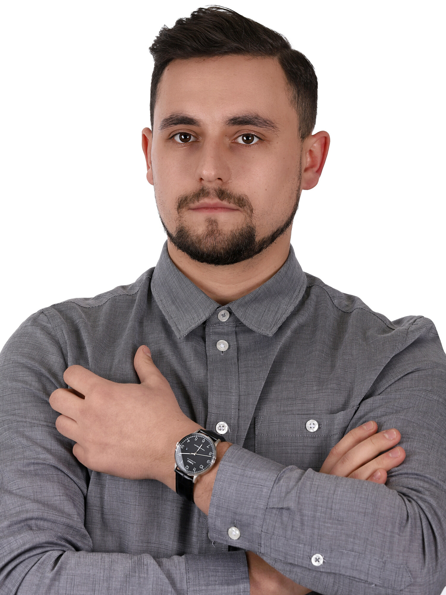 Timex TW2T70000 zegarek srebrny klasyczny Waterbury pasek - miniatura 2