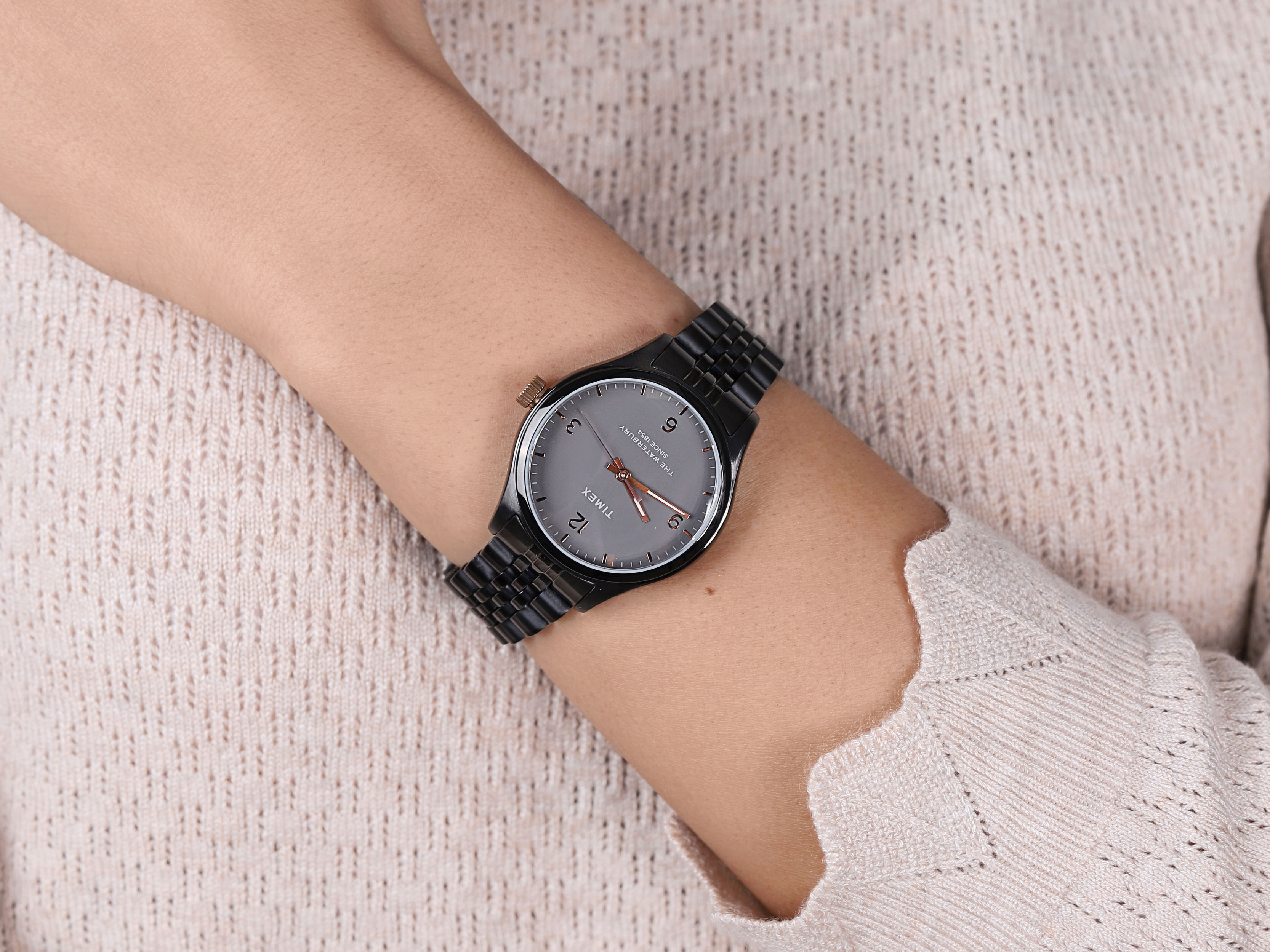 Timex TW2T74900 zegarek damski klasyczny Waterbury bransoleta - miniatura 4