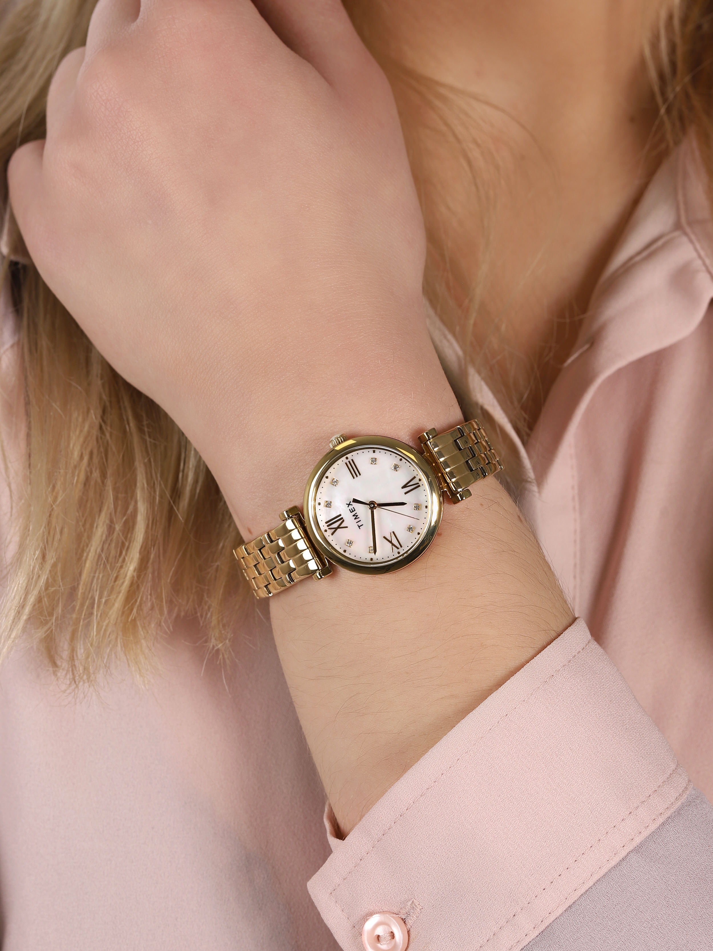 Timex TW2T78900 damski zegarek Parisienne bransoleta - miniatura 3