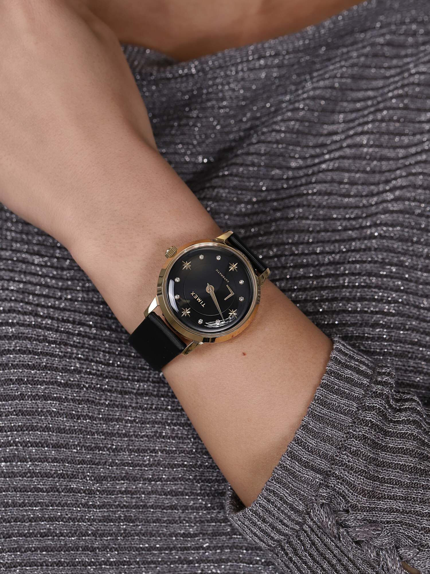 Timex TW2T86300 zegarek damski Celestial Opulence złoty - miniatura 3