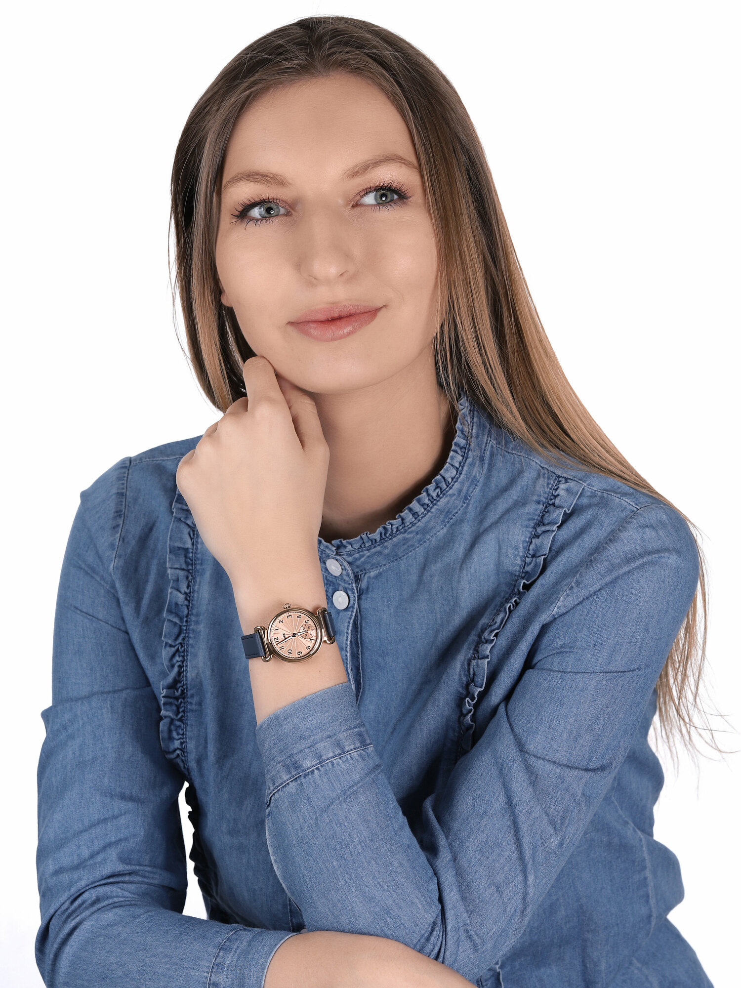 Timex TW2T88200 Model 23 Model 23 zegarek damski klasyczny mineralne - miniatura 2