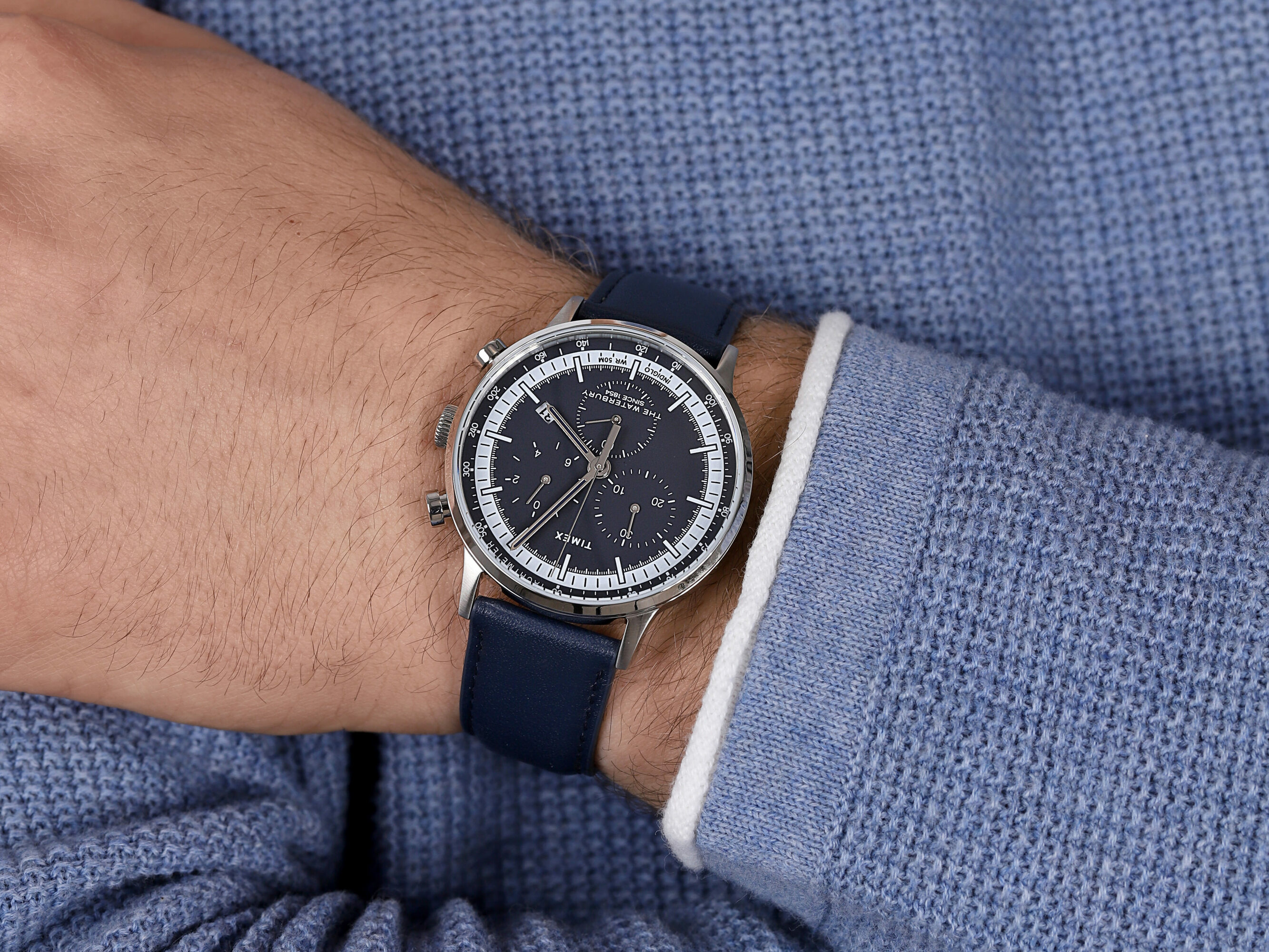 Timex TW2U04700 zegarek Waterbury z chronograf - miniatura 4