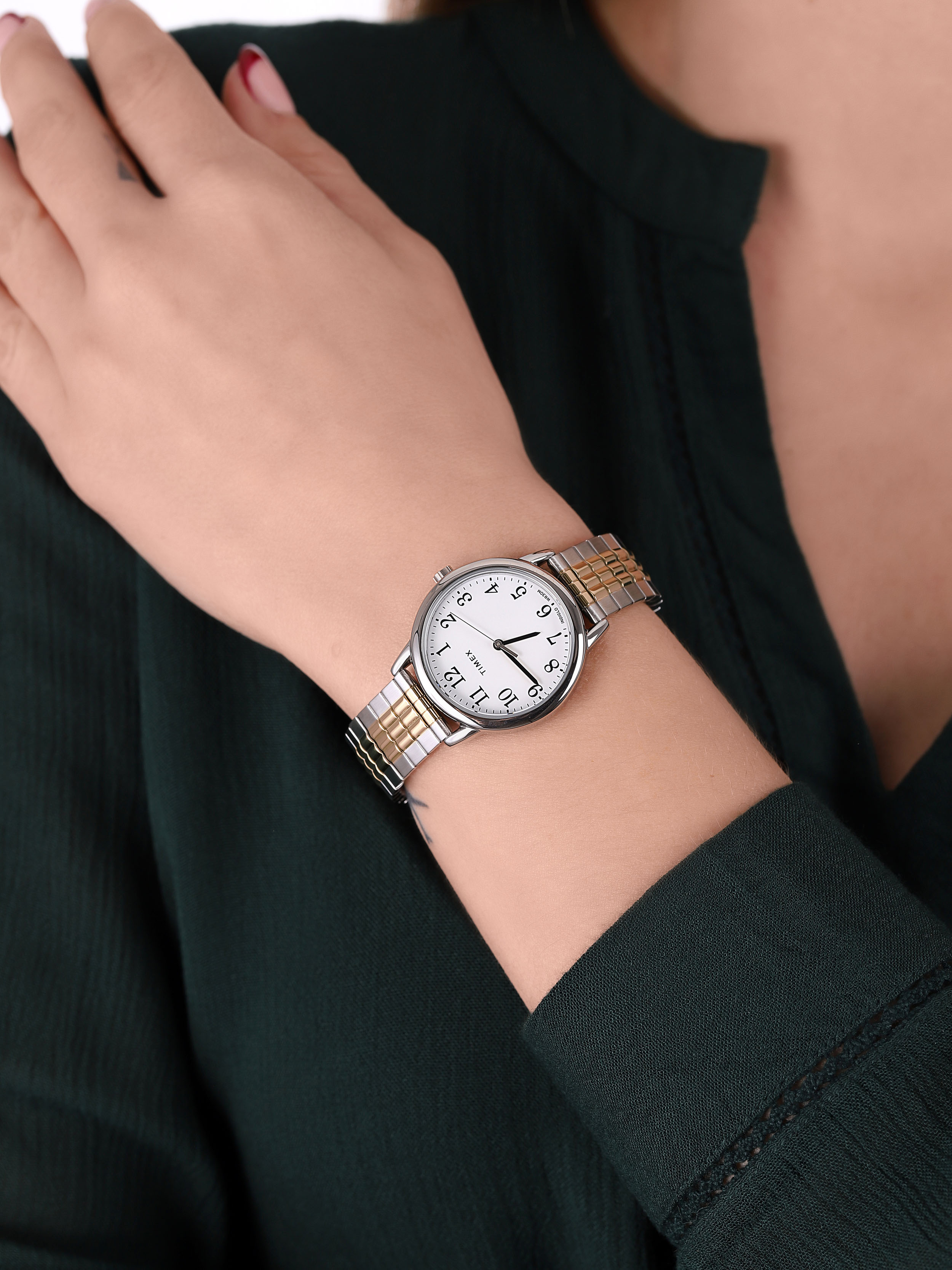 Timex TW2U08500 Standard Easy Reader Perfect Fit zegarek damski klasyczny mineralne - miniatura 3