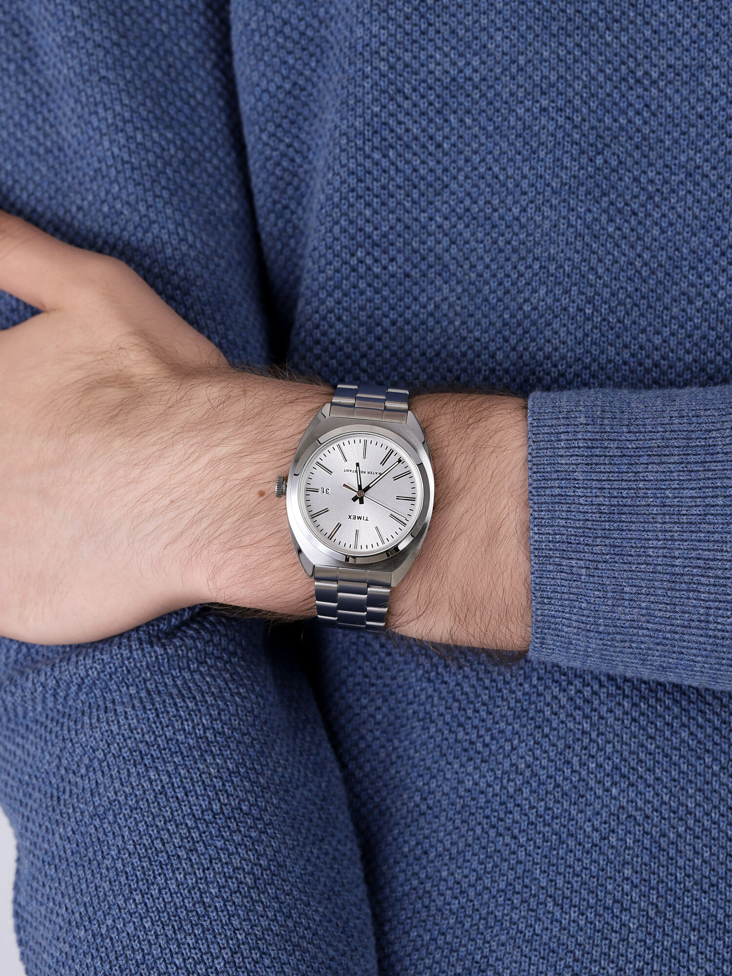 Timex TW2U15600 zegarek męski klasyczny Milano bransoleta - miniatura 3