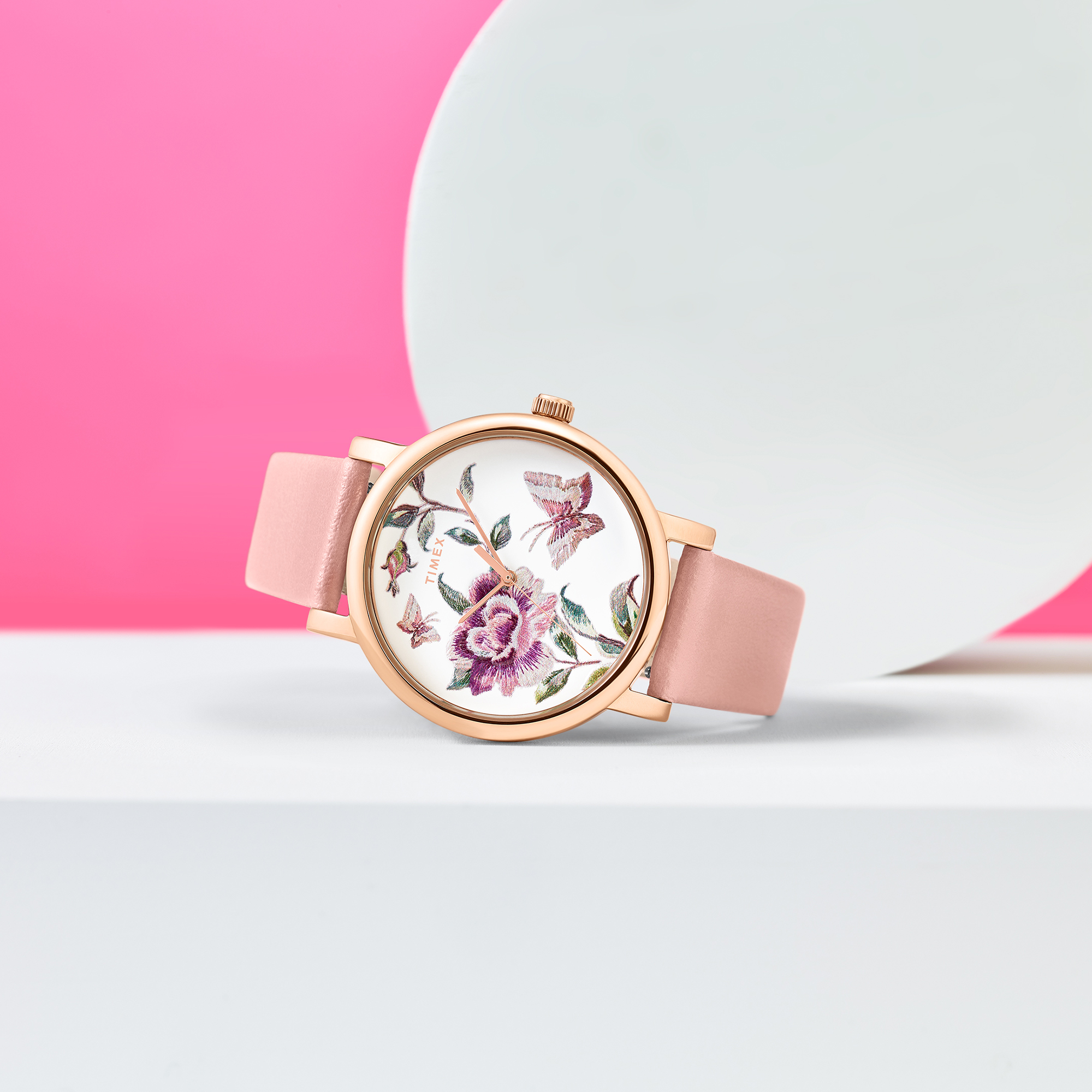 Timex TW2U19300 Full Bloom klasyczny zegarek złoty - miniatura 9