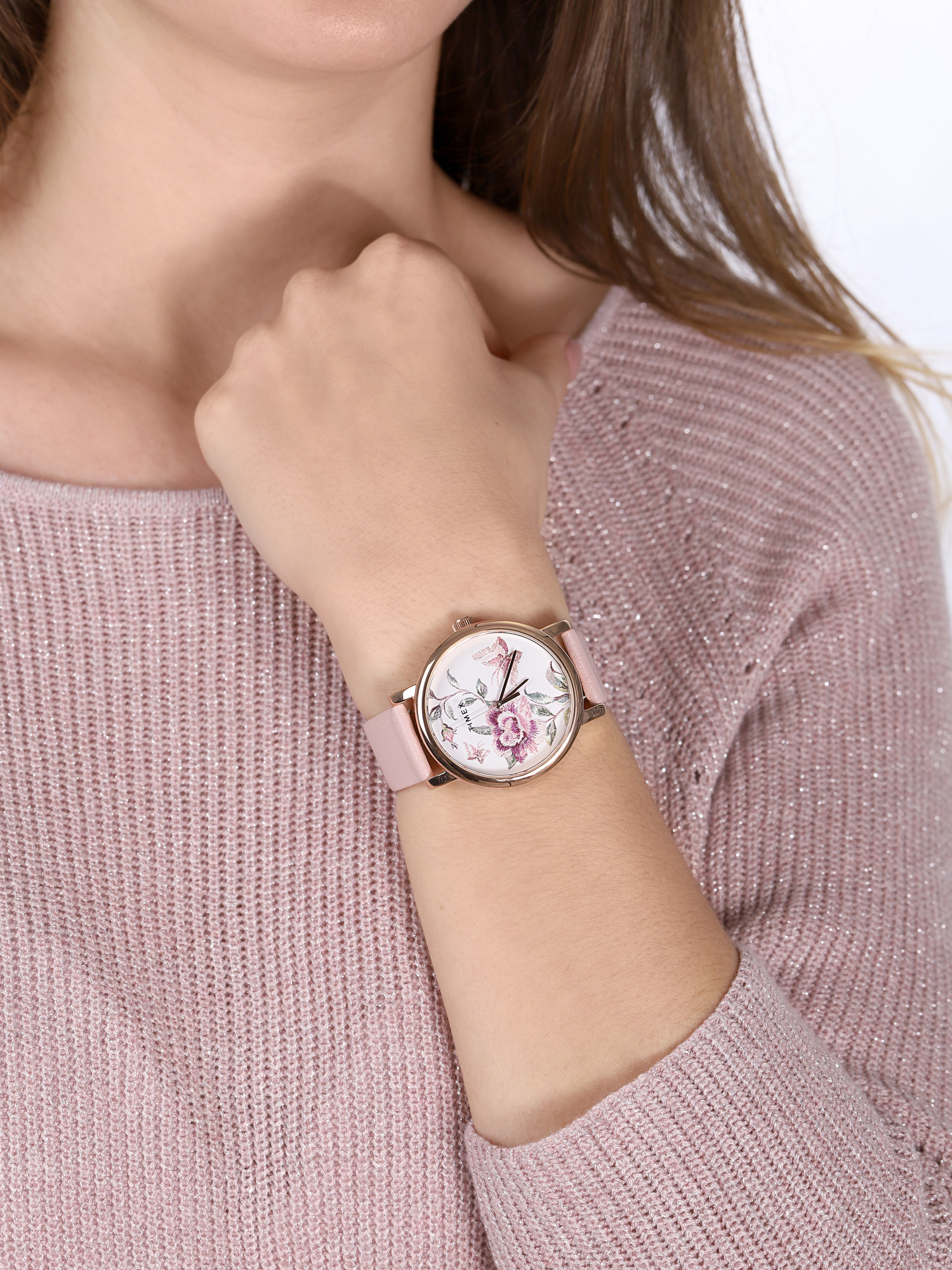 Timex TW2U19300 Full Bloom zegarek damski klasyczny mineralne - miniatura 3