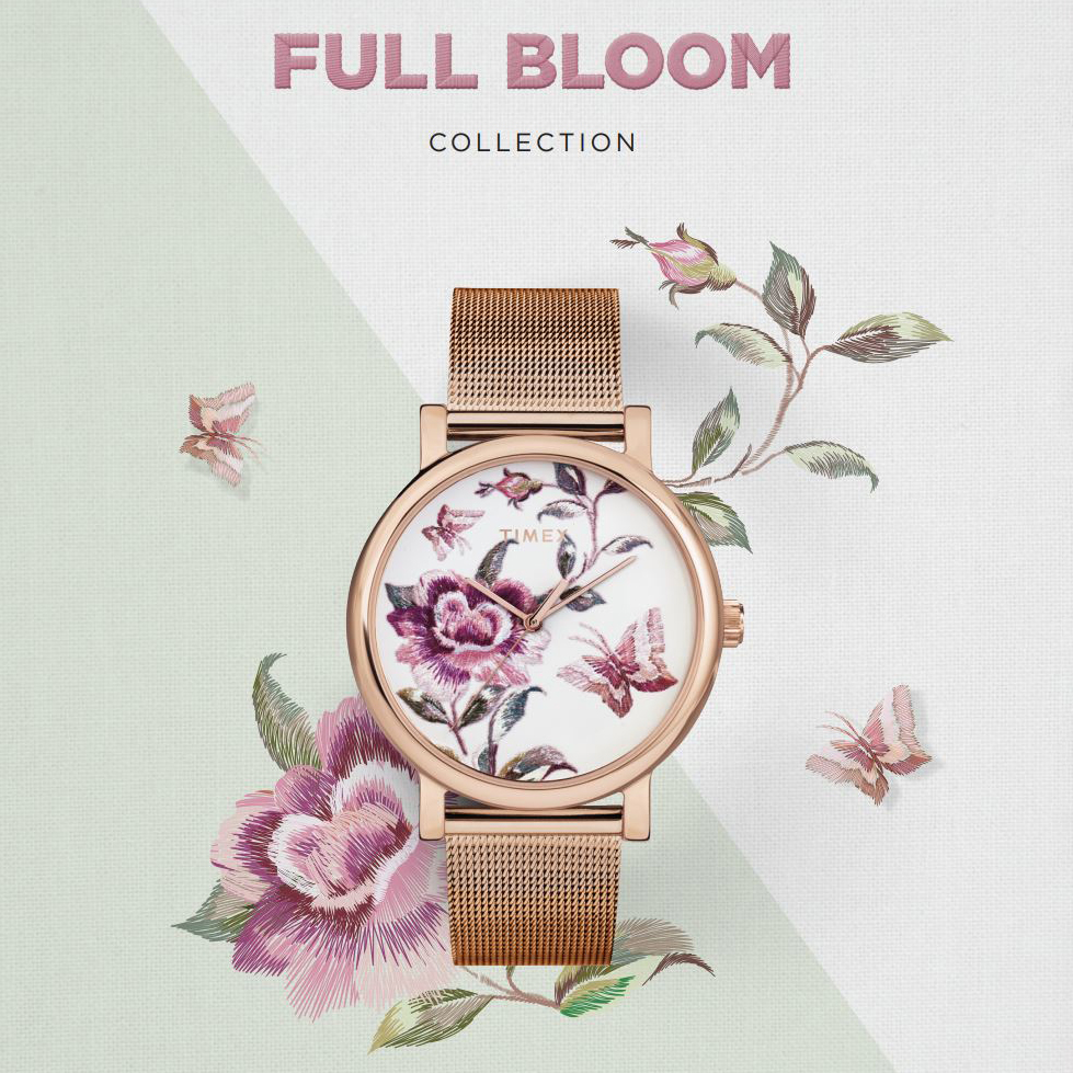 Timex TW2U19500 zegarek damski klasyczny Full Bloom bransoleta - miniatura 10