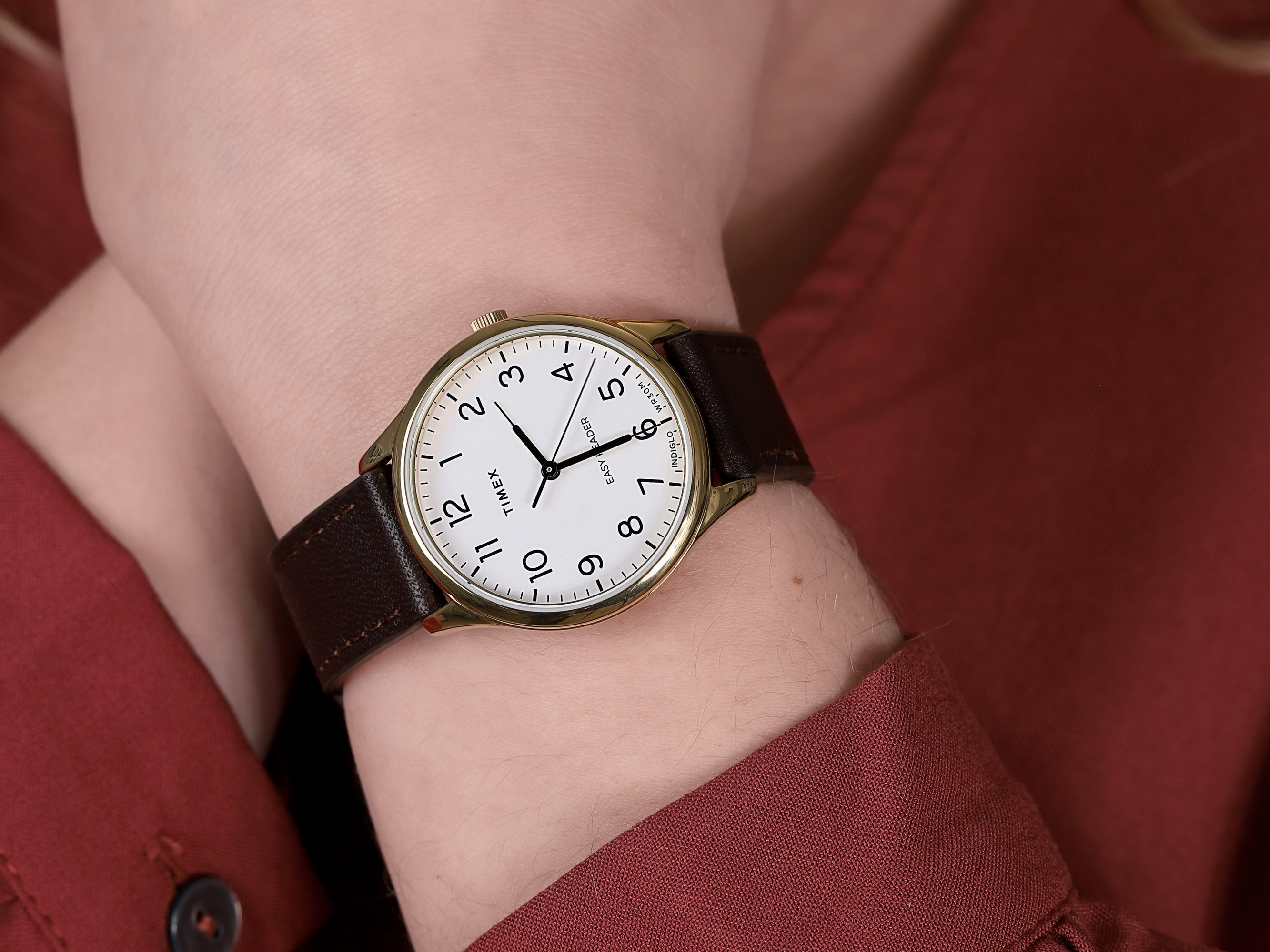Timex TW2U21800 zegarek damski klasyczny Easy Reader pasek - miniatura 4