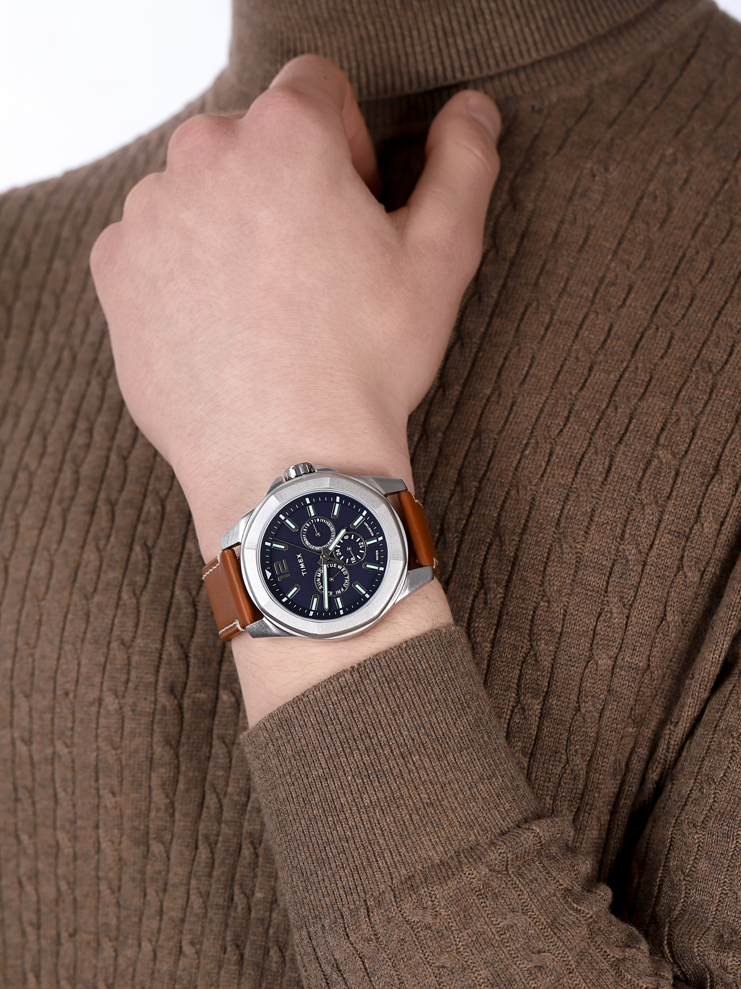 Timex TW2U42800 Essex Avenue Essex Avenue zegarek męski klasyczny mineralne - miniatura 3