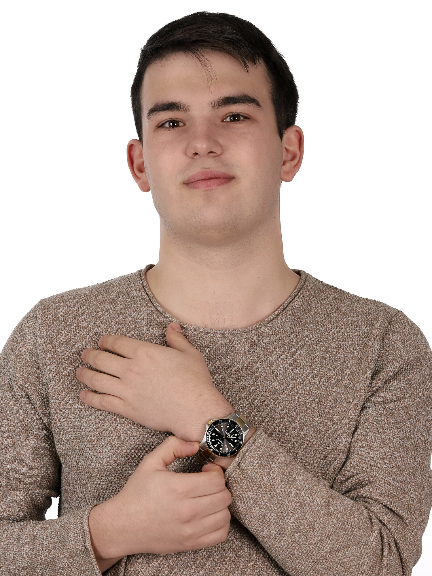 Timex TW2U55500 zegarek srebrny klasyczny Navi bransoleta - miniatura 2