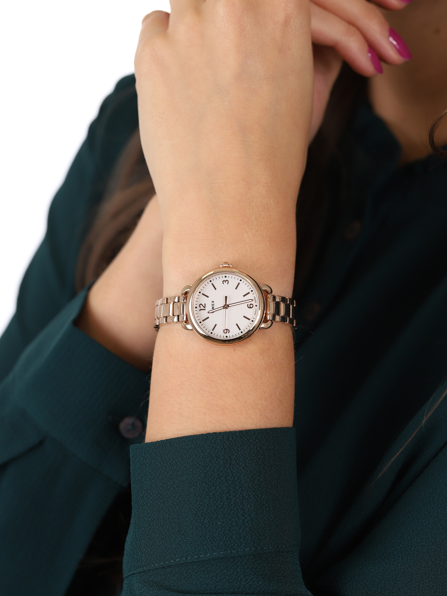 Timex TW2U60700 Standard Standard Demi zegarek damski klasyczny mineralne - miniatura 3