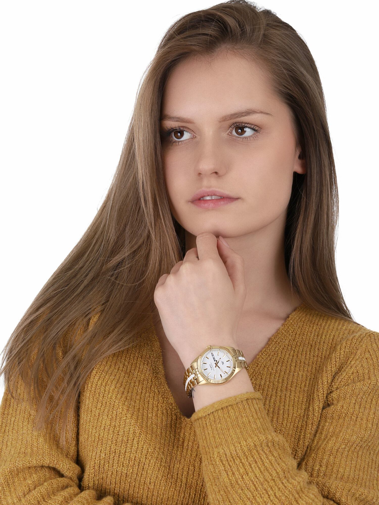 Timex TW2U82900 Waterbury Legacy Boyfriend Malibu 36mm Waterbury klasyczny zegarek złoty - miniatura 2