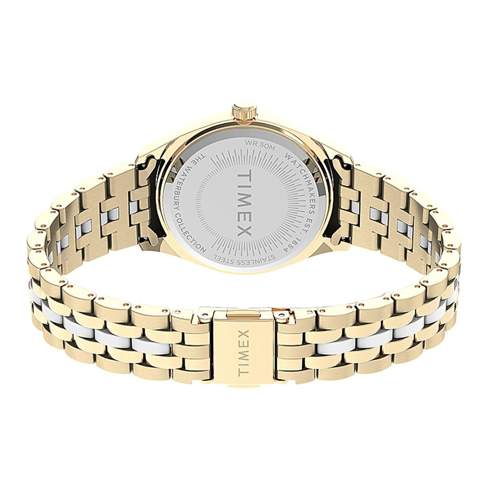 Timex TW2U82900 zegarek różowe złoto klasyczny Waterbury bransoleta - miniatura 6