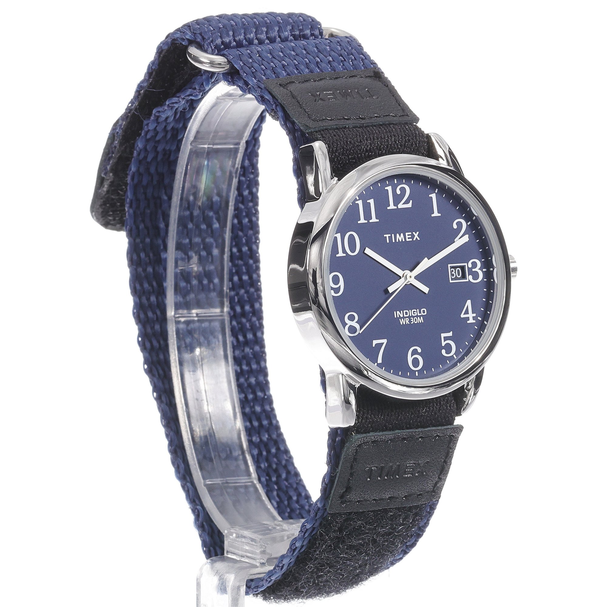 Timex TW2U85000 zegarek srebrny klasyczny Easy Reader pasek - miniatura 3