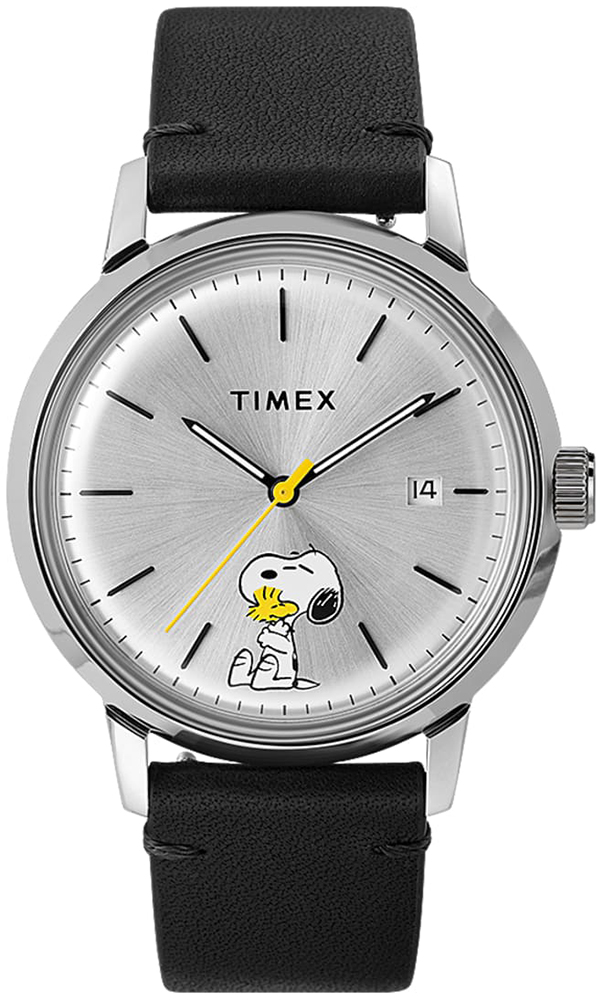 Timex Marlin® Automatic x Peanuts Featuring Snoopy and Woodstock TW2U85800