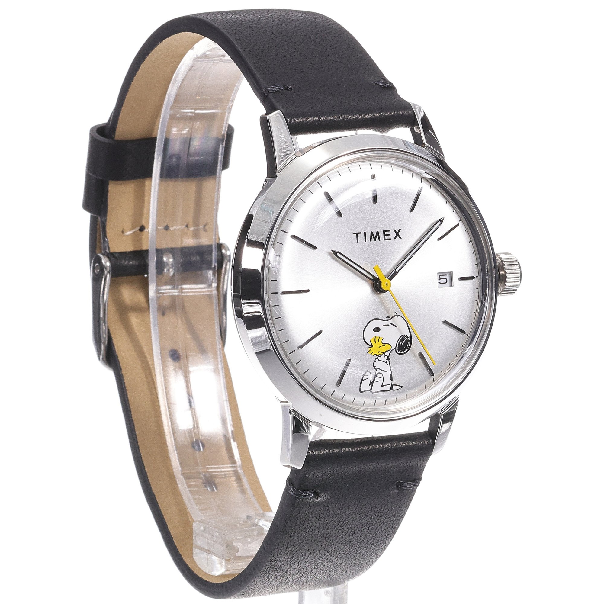 Timex TW2U85800 zegarek srebrny klasyczny Marlin pasek - miniatura 3