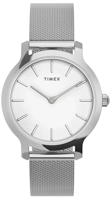 Zegarek Timex Transcend 31mm Stainless Steel Mesh - damski 