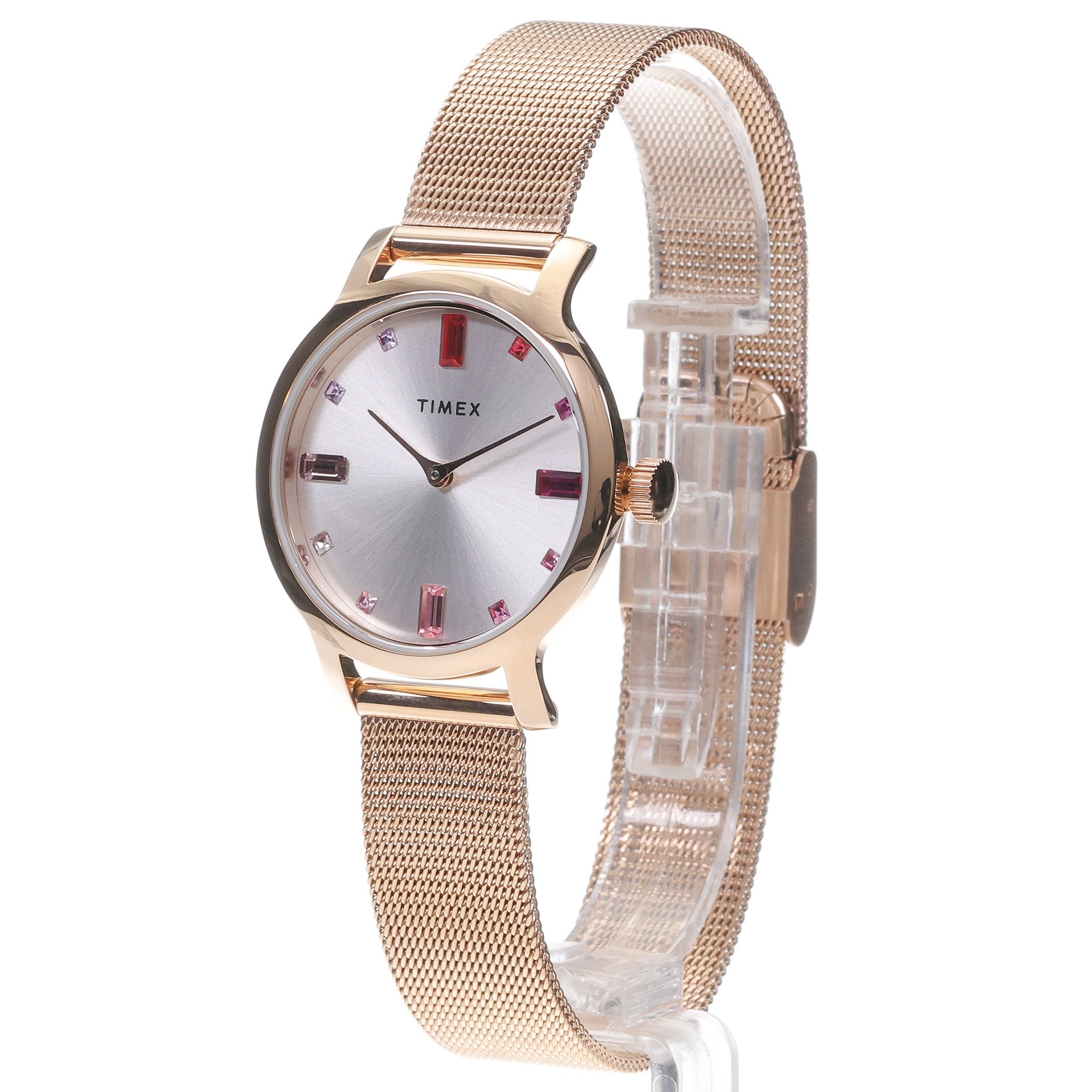Timex TW2U87000 zegarek damski klasyczny Transcend bransoleta - miniatura 2