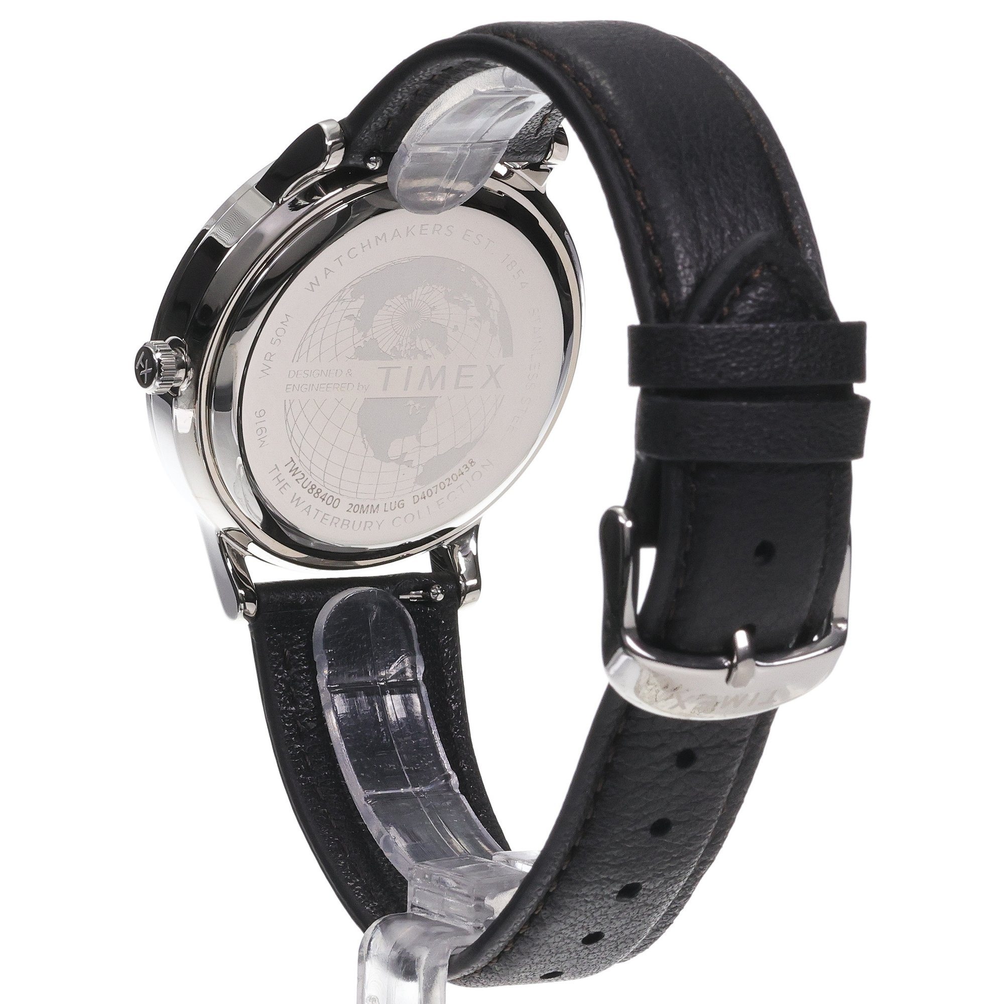 Timex TW2U88400 Weekender Classic Waterbury klasyczny zegarek srebrny