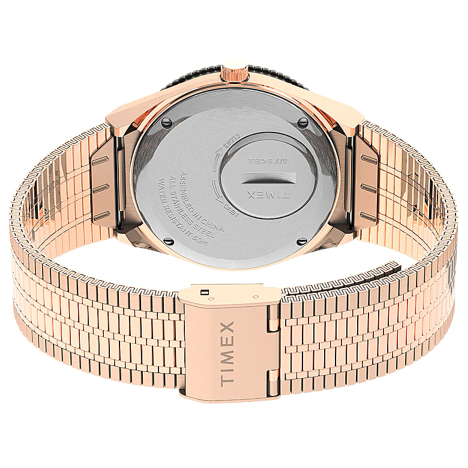 Timex TW2U95700 zegarek srebrny klasyczny Q Timex Reissue bransoleta - miniatura 5