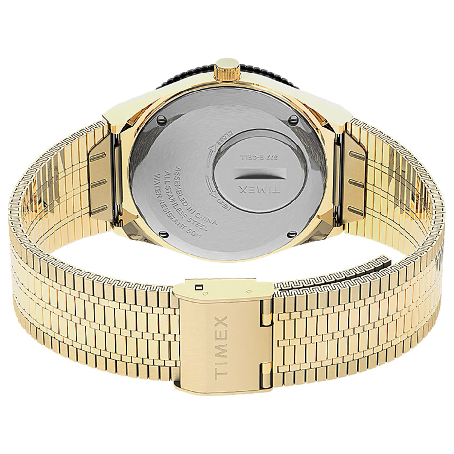 Timex TW2U95800 zegarek różowe złoto klasyczny Q Timex Reissue bransoleta - miniatura 5