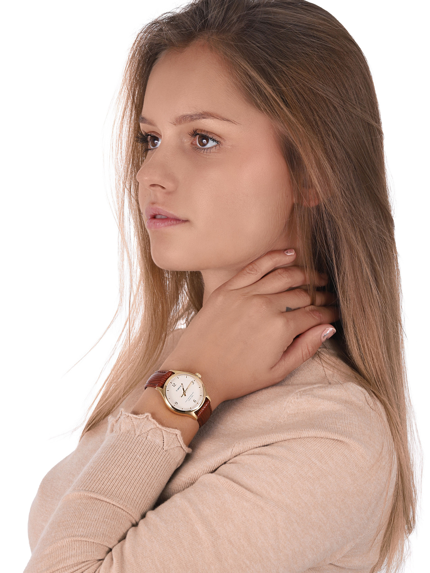 Timex TW2U97800 Waterbury Waterbury 34mm zegarek damski klasyczny mineralne - miniatura 3