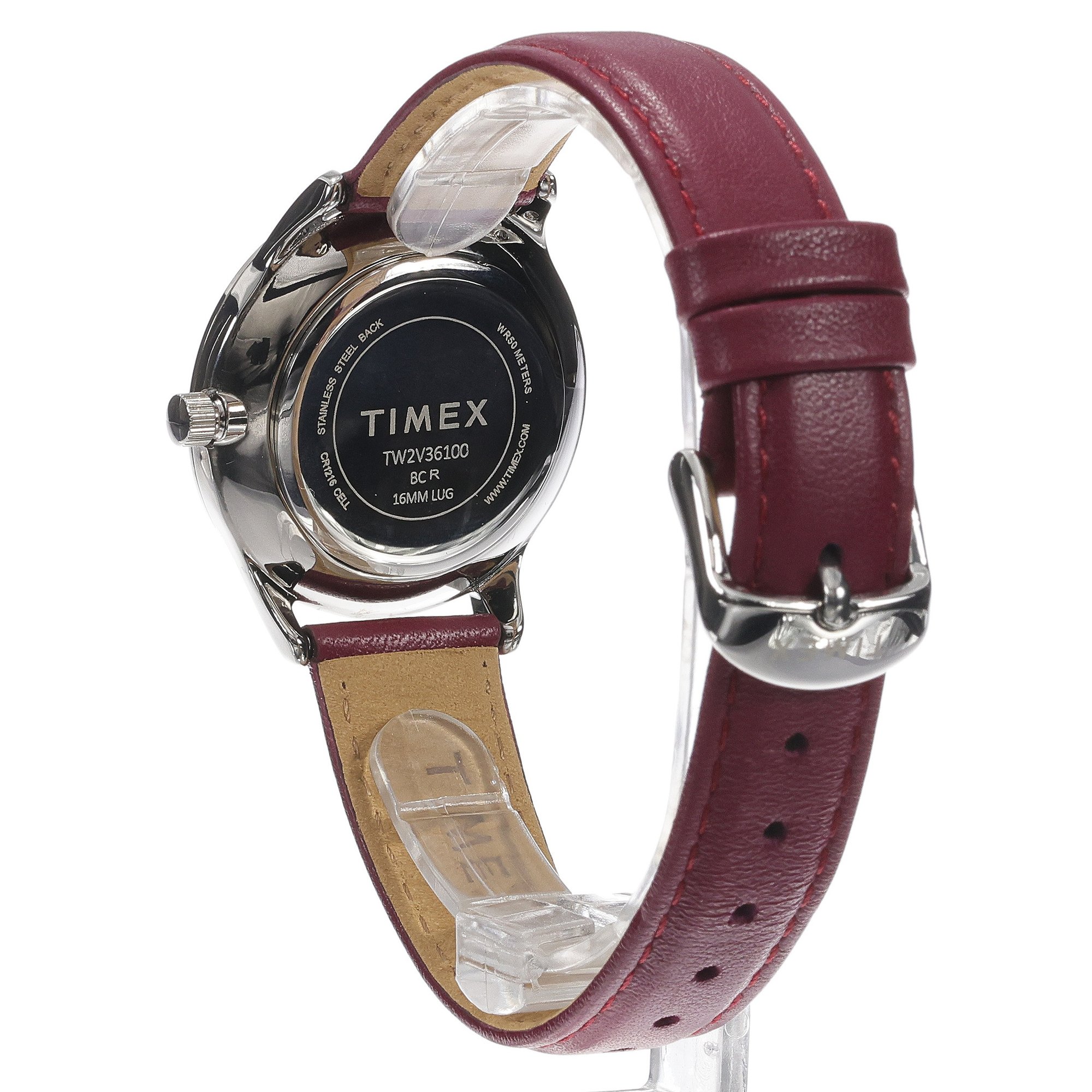 Timex TW2V36100 damski zegarek Easy Reader pasek - miniatura 4