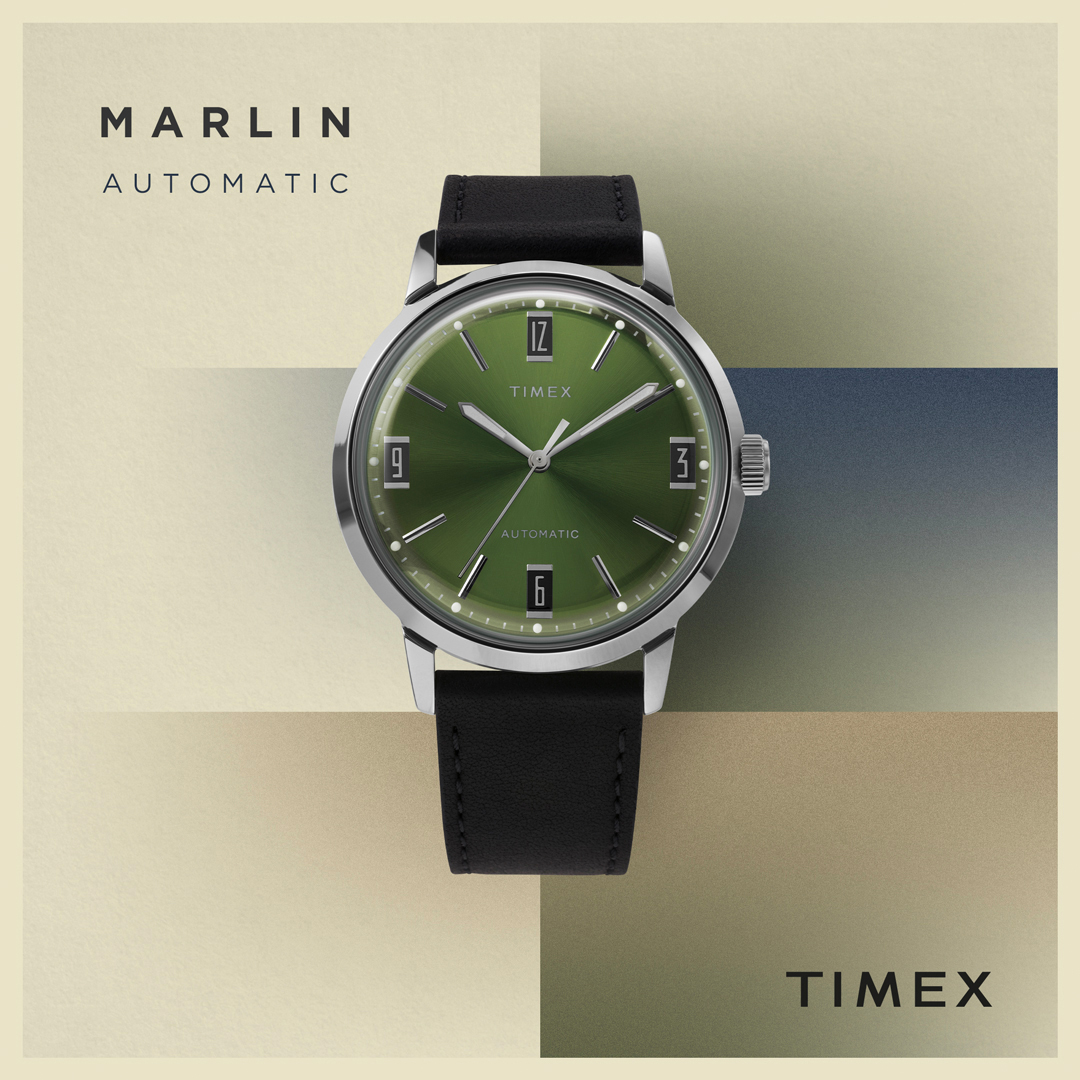 Timex TW2V44600 Marlin Marlin Automatic 40mm Leather Strap zegarek męski klasyczny mineralne - miniatura 8