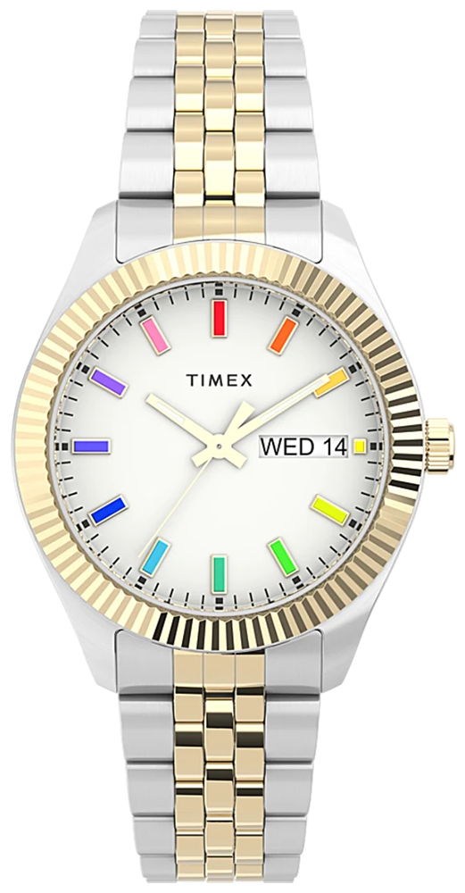 Timex Legacy Rainbow 36mm Stainless Steel Bracelet TW2V61600