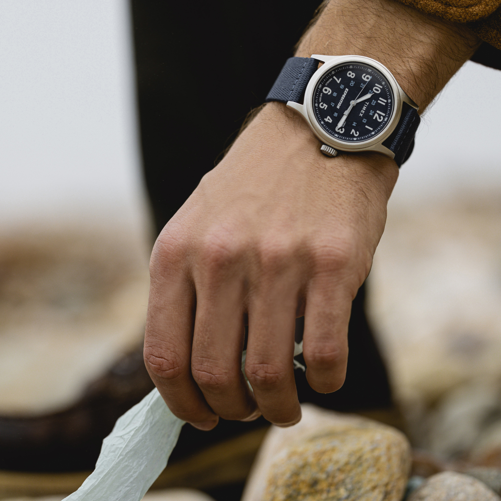 Timex TW2V65600 zegarek męski klasyczny Expedition pasek
