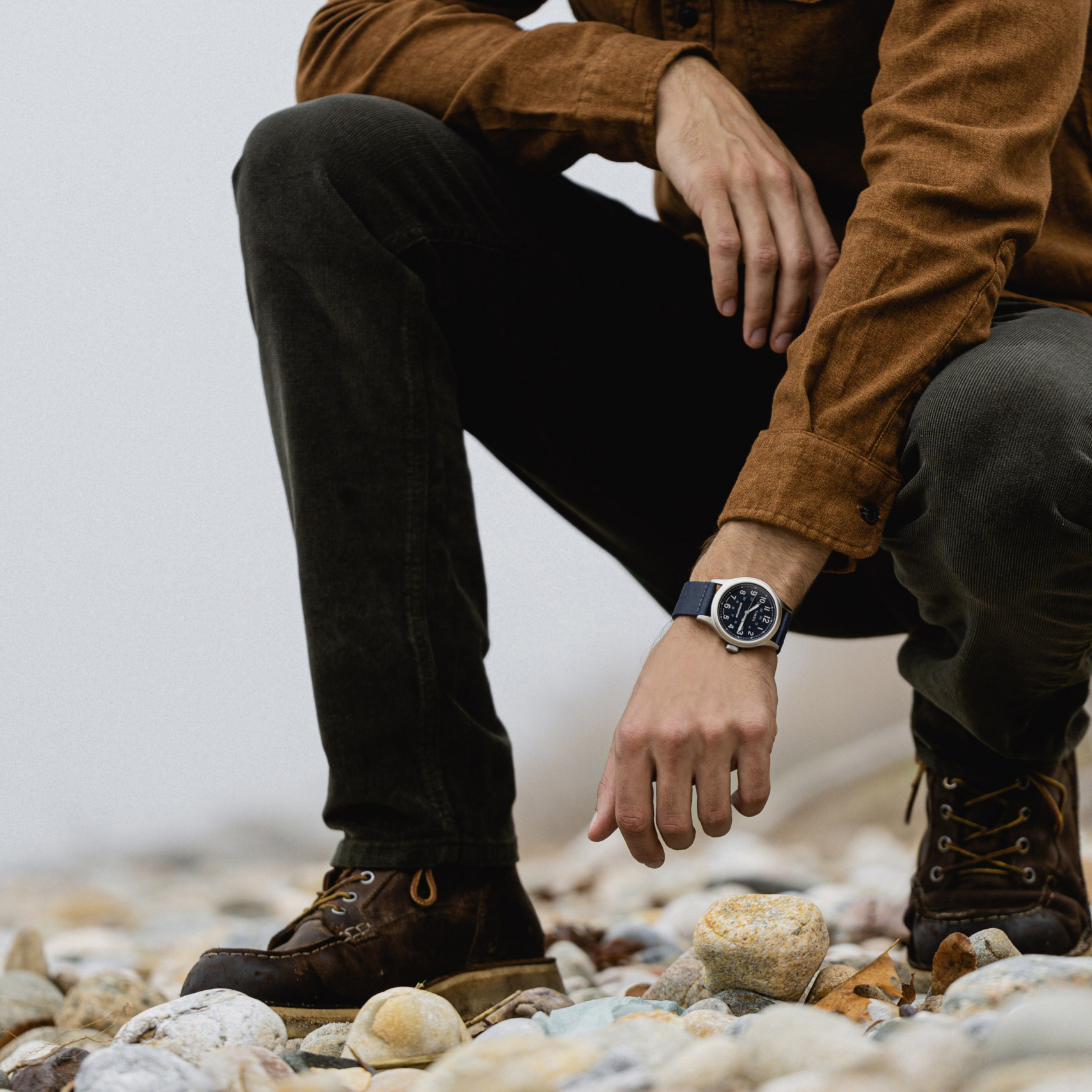 Timex TW2V65600 zegarek męski klasyczny Expedition pasek