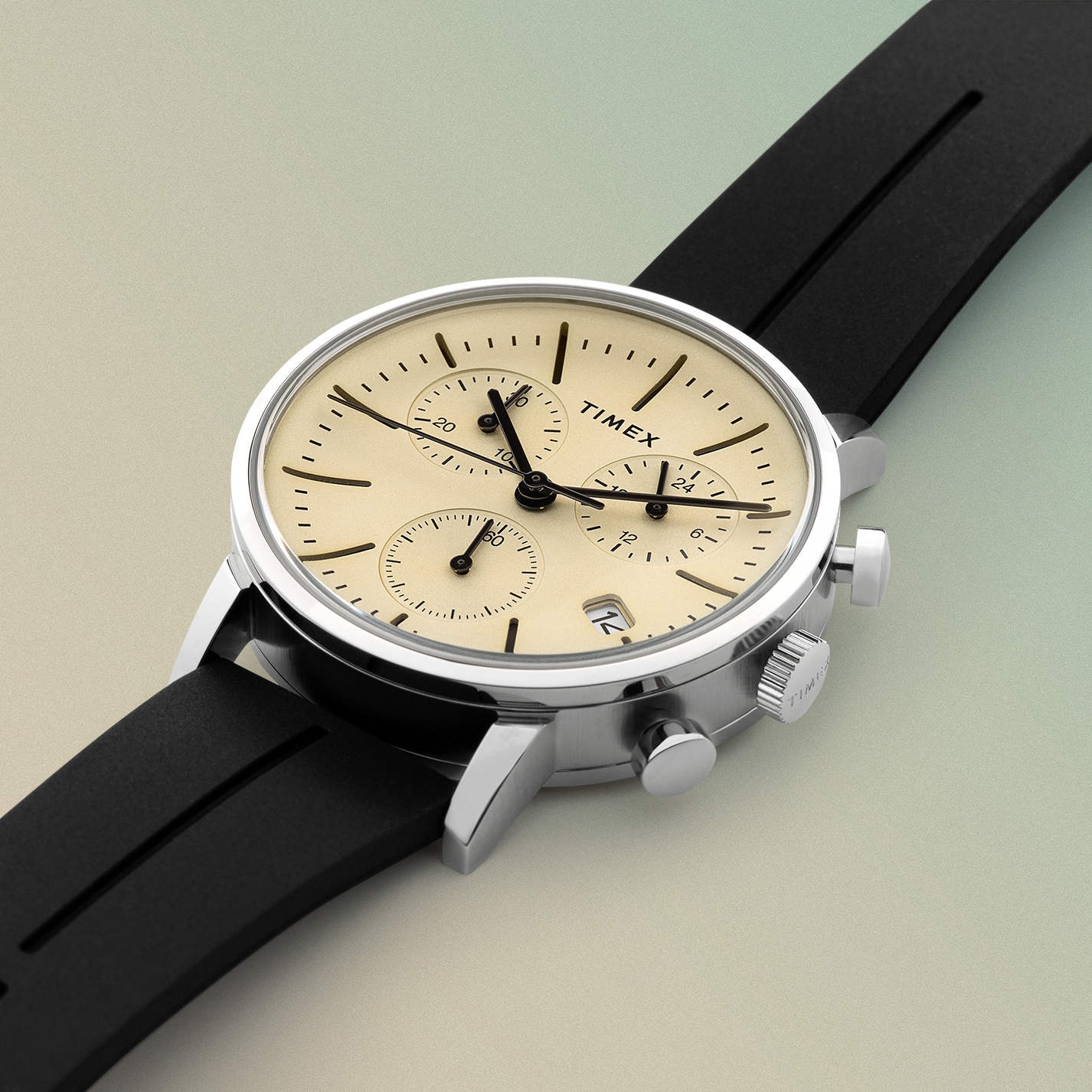 Timex TW2V70500 zegarek srebrny klasyczny Midtown pasek - miniatura 5