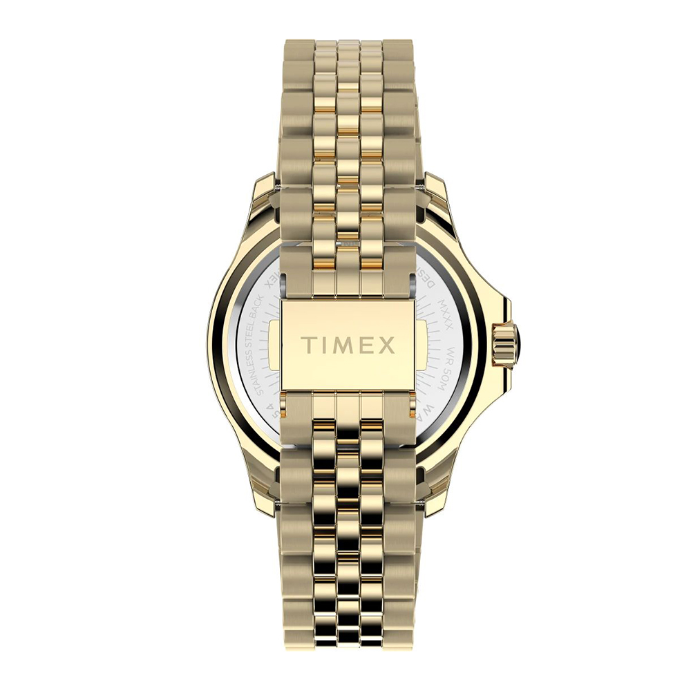 Timex TW2V80000 zegarek złoty klasyczny Trend bransoleta - miniatura 5