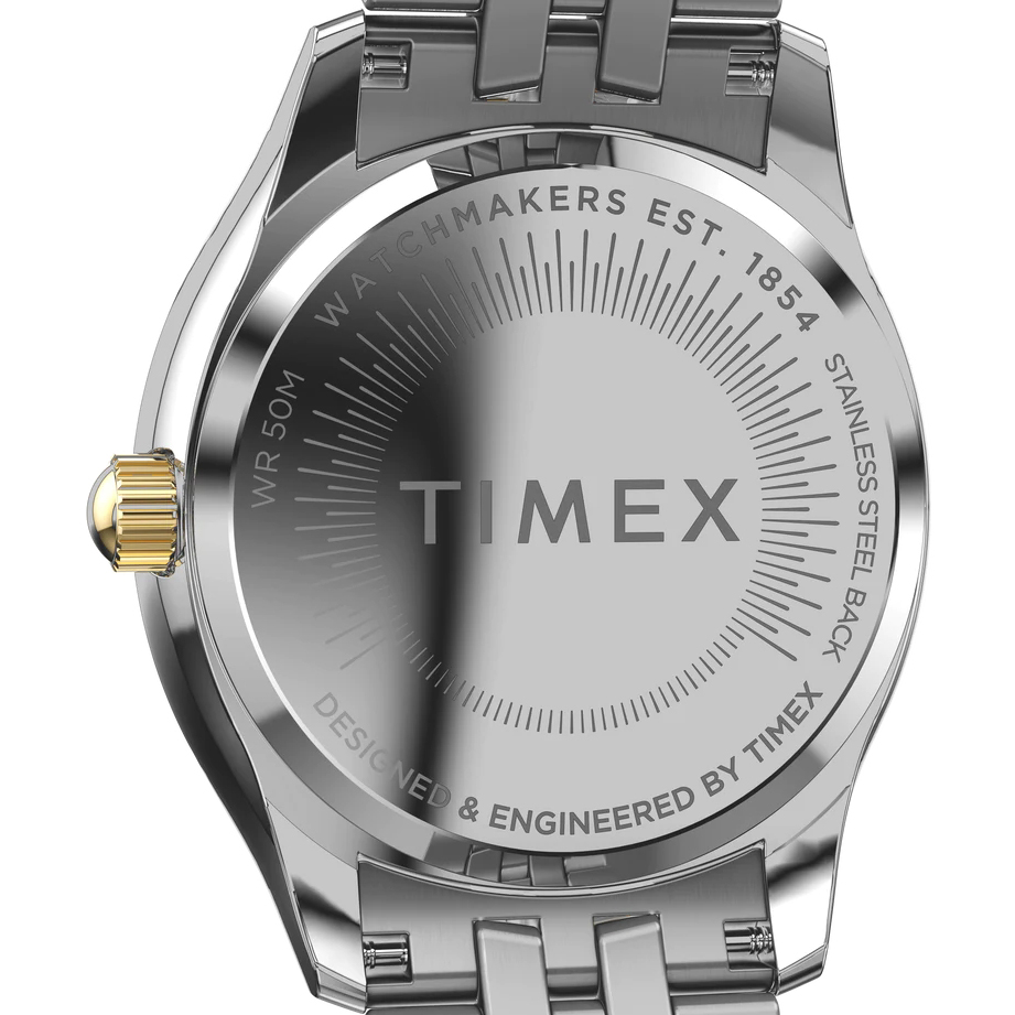 Timex TW2W17900 zegarek srebrny klasyczny Trend bransoleta - miniatura 5