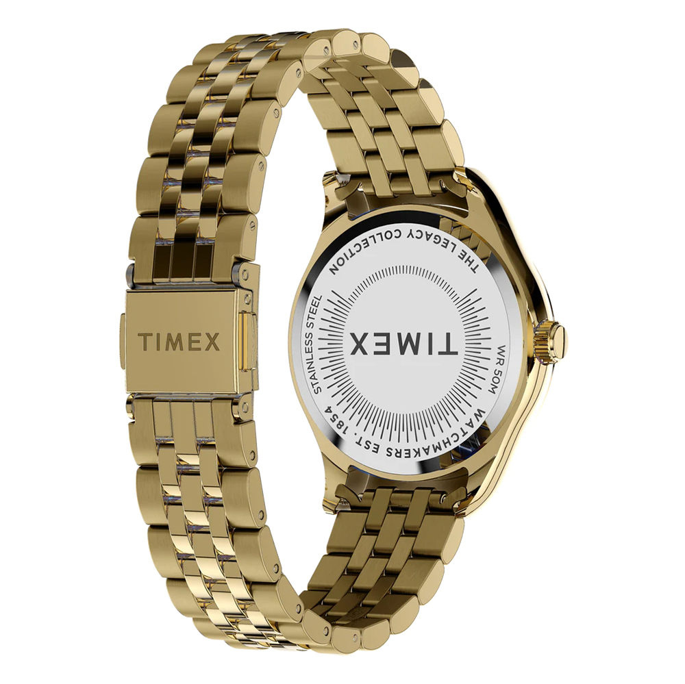 Timex TW2W21700 zegarek złoty klasyczny Legacy bransoleta - miniatura 5