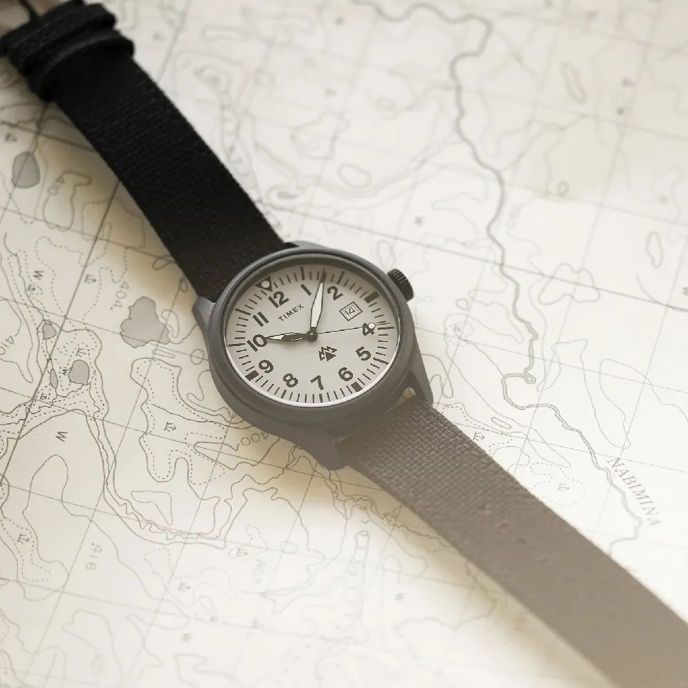 Timex TW2W34700 zegarek niebieski klasyczny Expedition pasek - miniatura 5