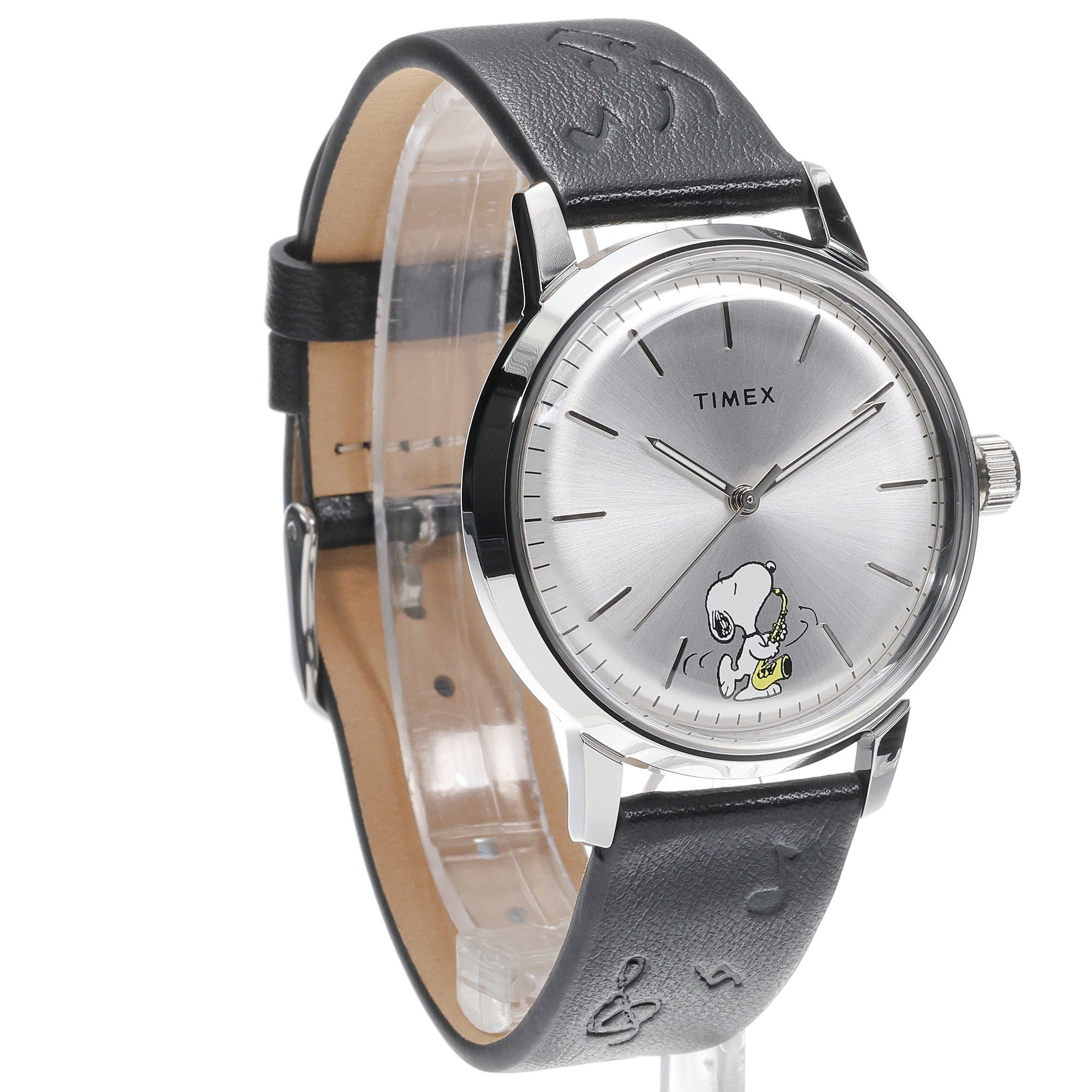 Timex TW2W68800 Marlin Marlin Automatic x Peanuts Saxophonist 40mm zegarek męski fashion-modowy akrylowe