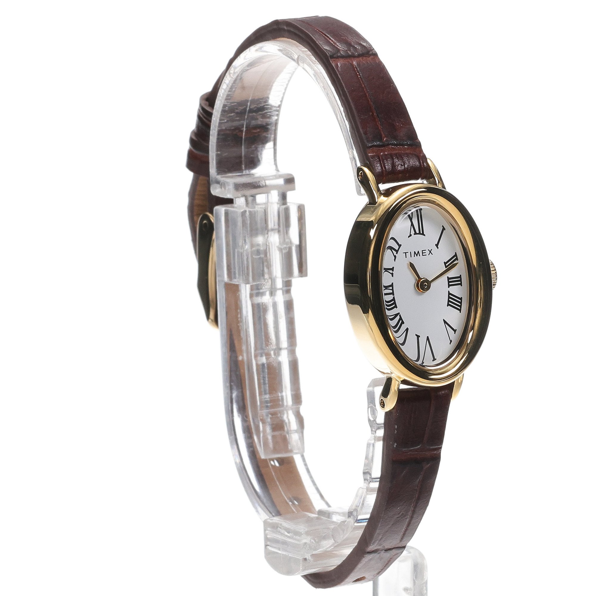 Timex TW2W78500 zegarek złoty klasyczny Damskie pasek - miniatura 3