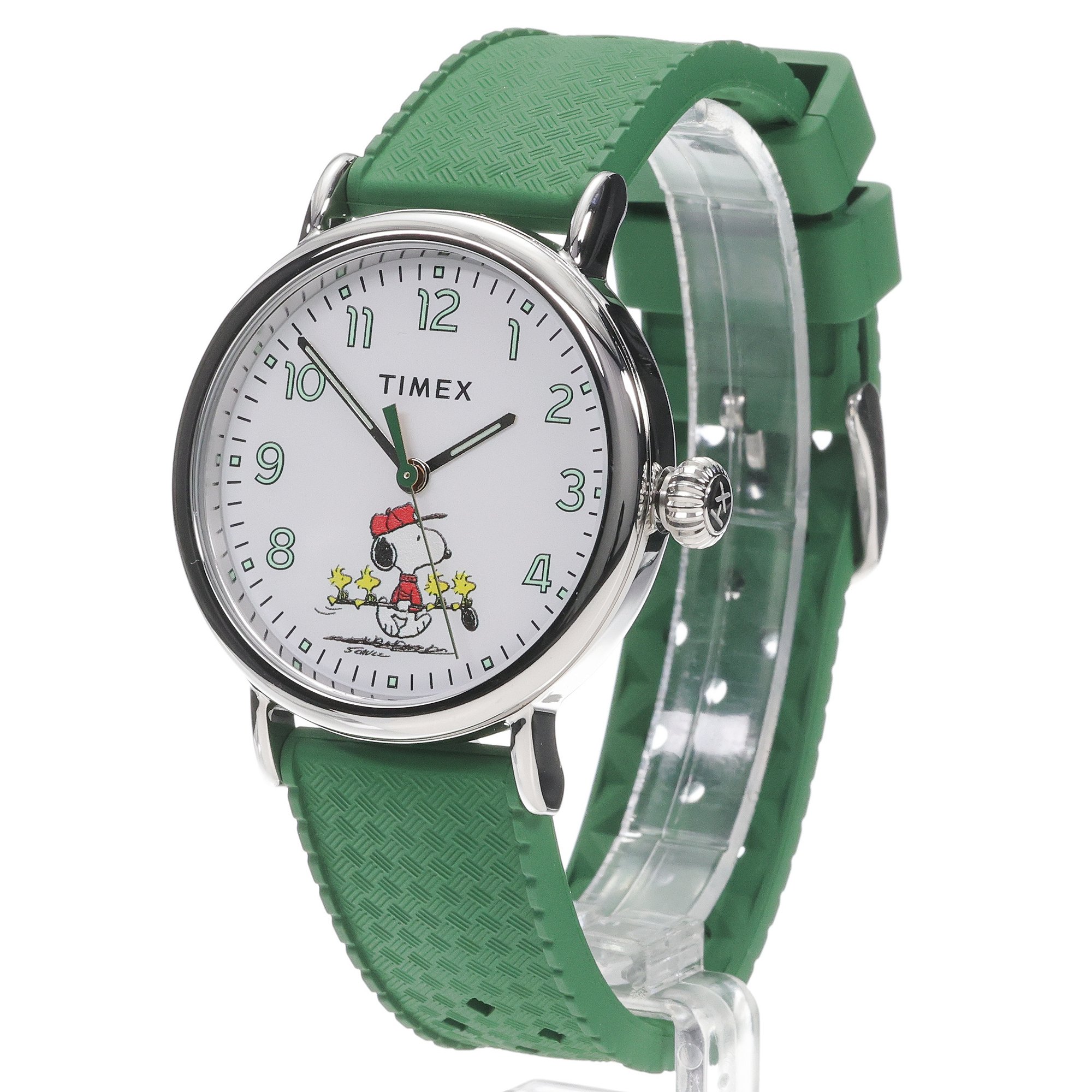 Timex TW2W78900 Timex x Peanuts Standard Timex fashion-modowy zegarek srebrny - miniatura 2