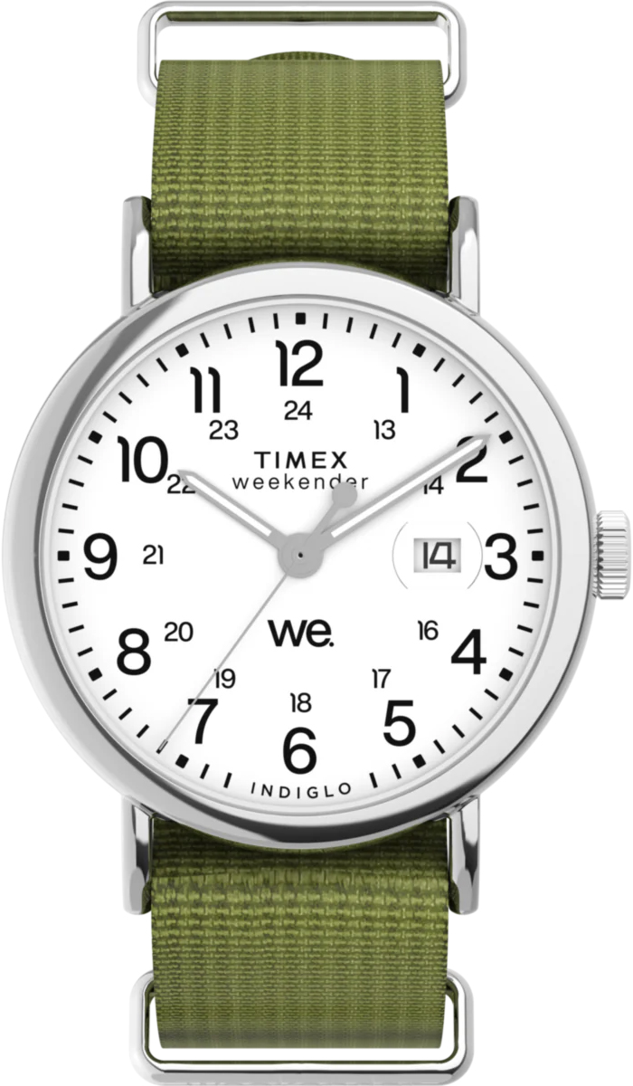Timex Weekender Green NATO Strap 40mm  TW2W86000