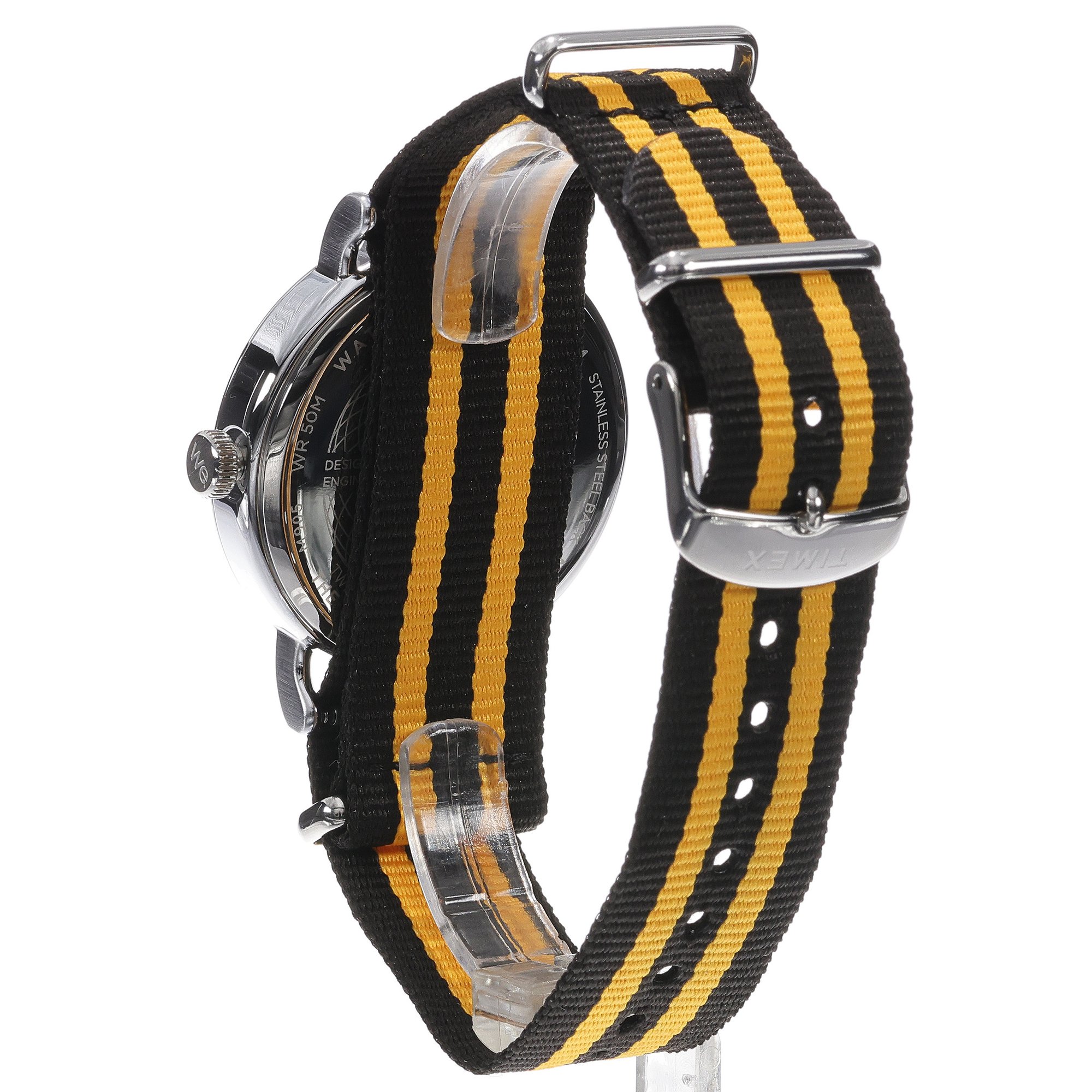 Timex TW2W86200 Weekender Material Strap 39mm Weekender klasyczny zegarek srebrny - miniatura 10