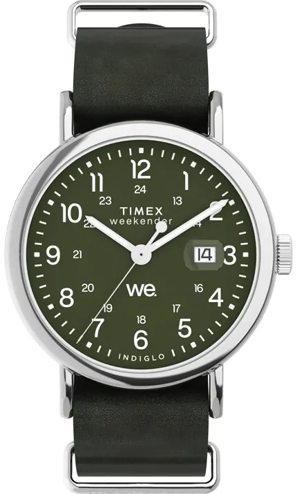 Timex TW2W87000 Weekender Weekender 40mm Leather Strap - zdjęcie 1