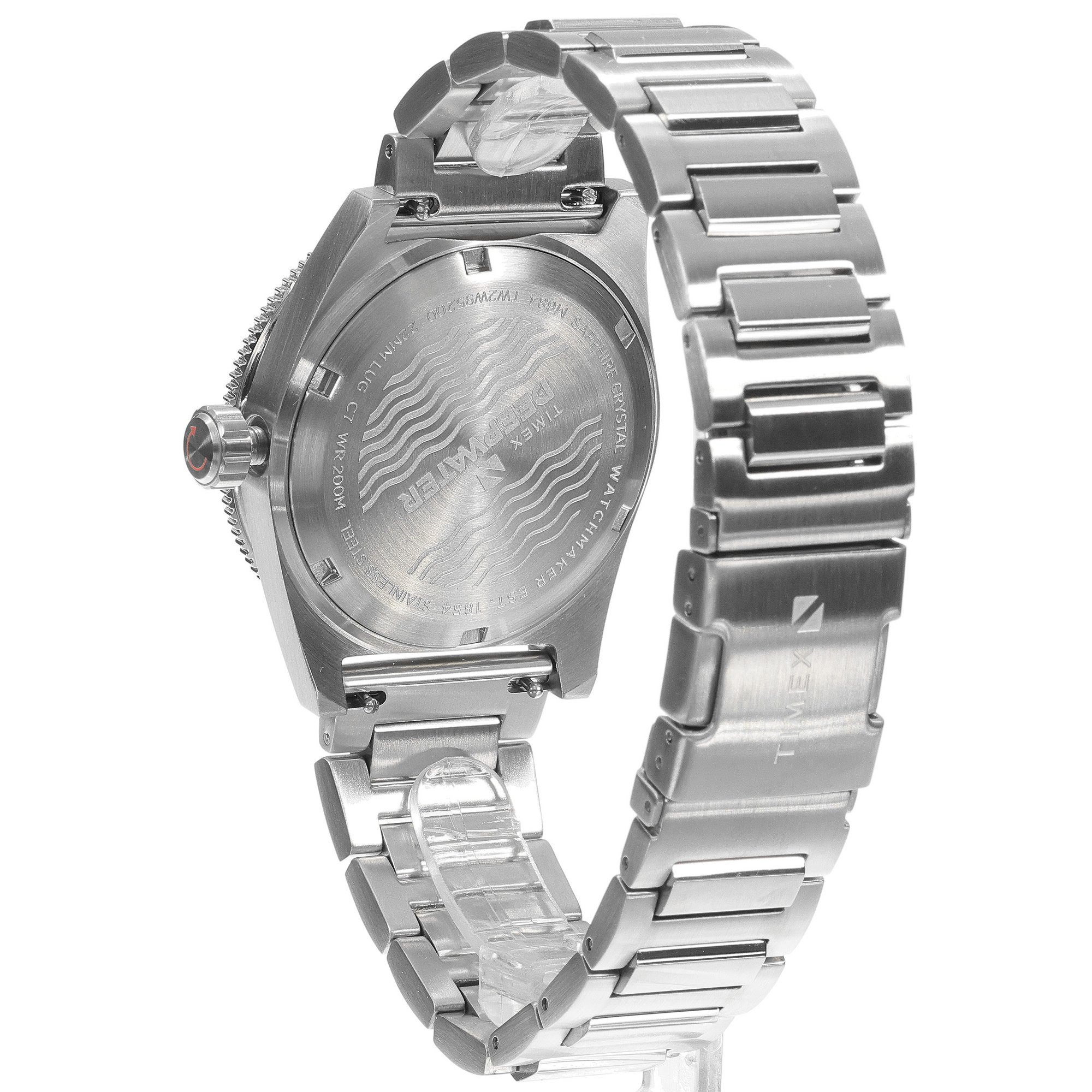 Timex TW2W95200 Deepwater Reef 200 Stainless Steel 41mm Deepwater typudiver zegarek srebrny - miniatura 10