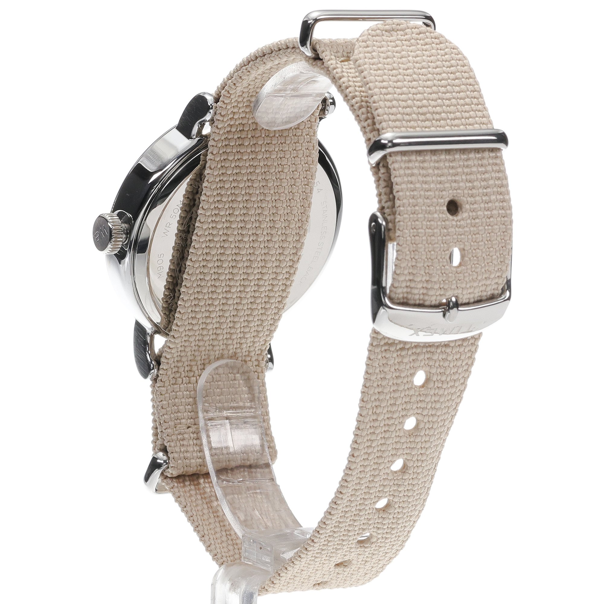 Timex TW2Y09100 Weekender Main Line Weekender klasyczny zegarek srebrny - miniatura 4